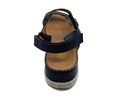 Foto 6 | Sandalias Confort Lobo Solo de Piel para Mujer