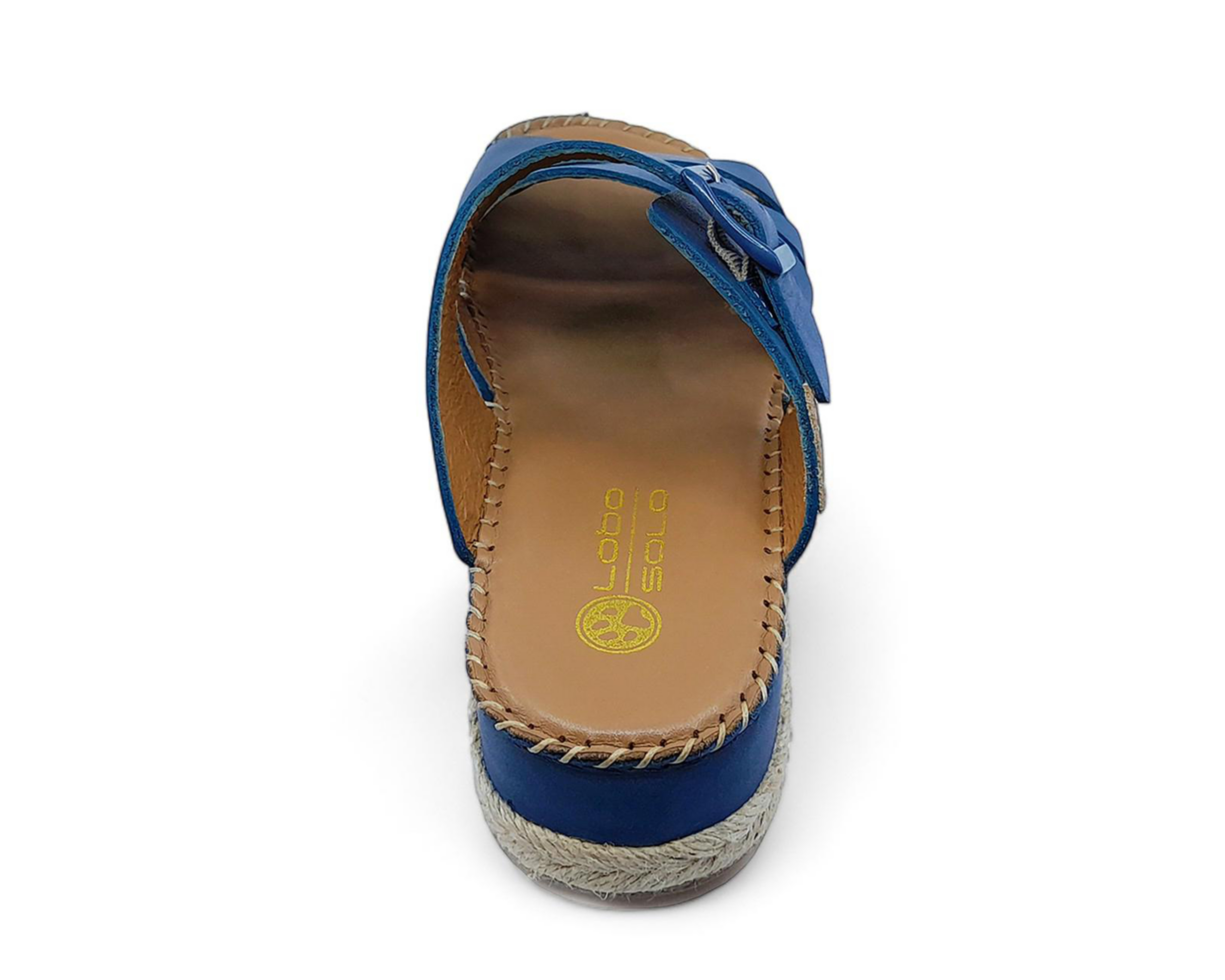 Foto 7 pulgar | Sandalias Confort Lobo Solo de Piel para Mujer