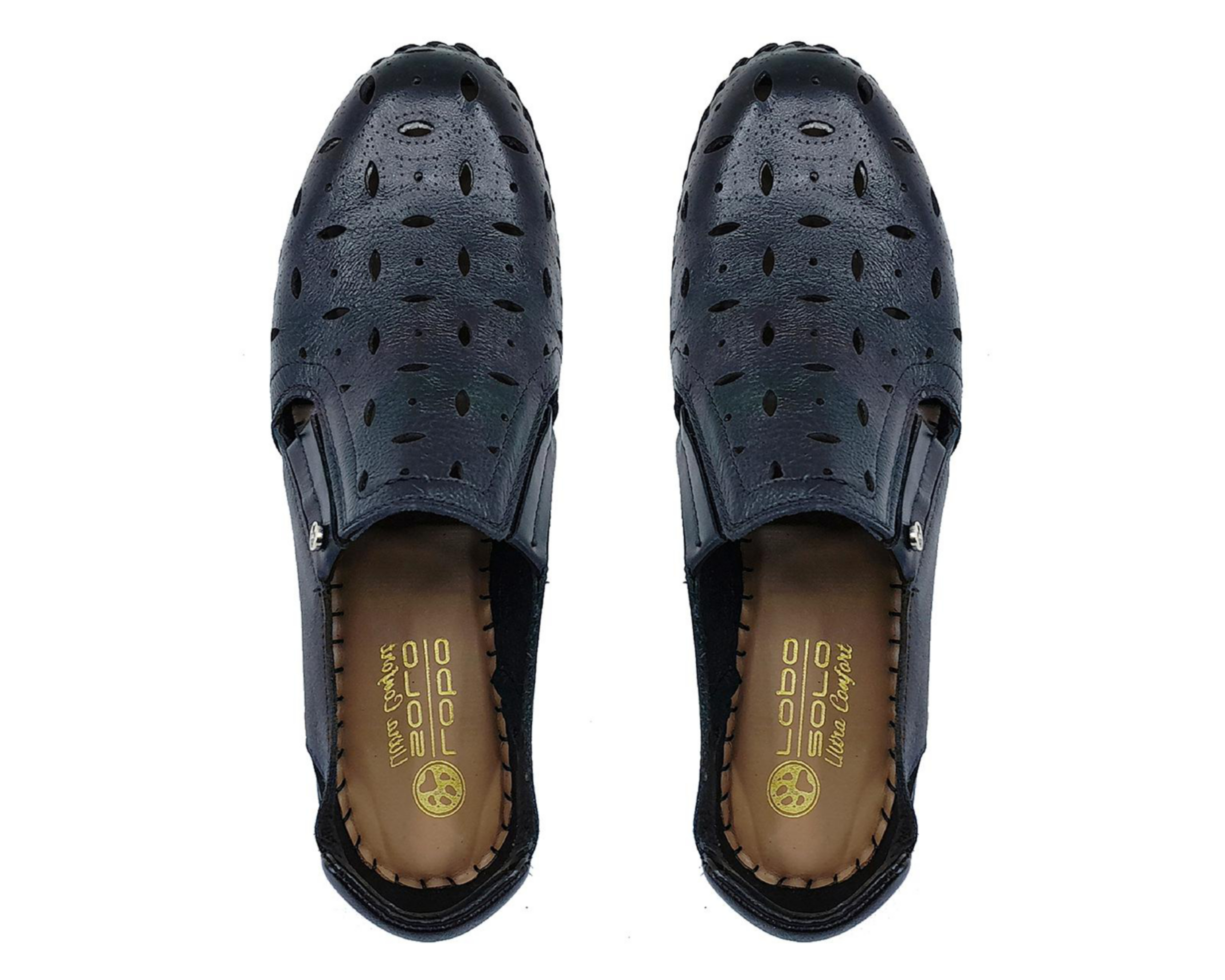 Foto 4 pulgar | Zapatos Confort Lobo Solo de Piel para Mujer