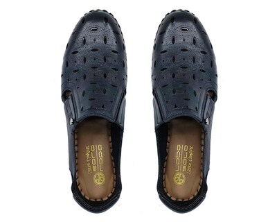 Foto 3 | Zapatos Confort Lobo Solo de Piel para Mujer