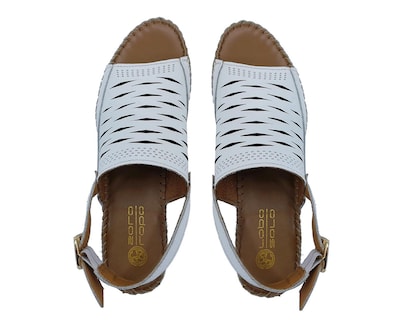 Foto 3 | Sandalias Confort Lobo Solo de Piel para Mujer