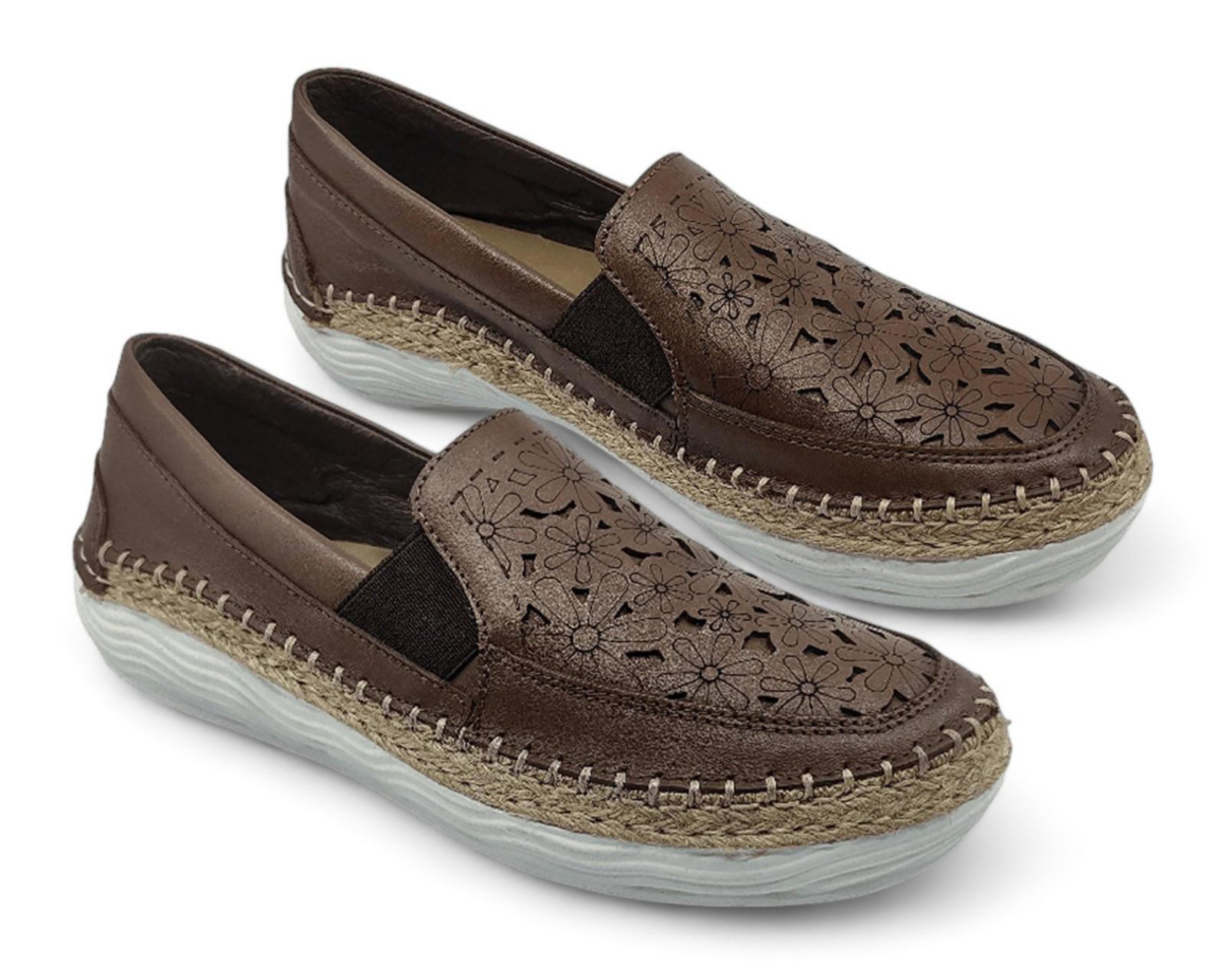 Zapatos Confort Lobo Solo de Piel para Mujer