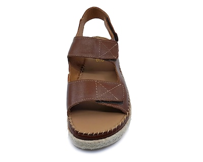 Foto 5 | Sandalias Confort Lobo Solo de Piel para Mujer