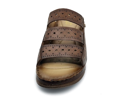 Foto 5 | Sandalias Confort Lobo Solo de Piel para Mujer