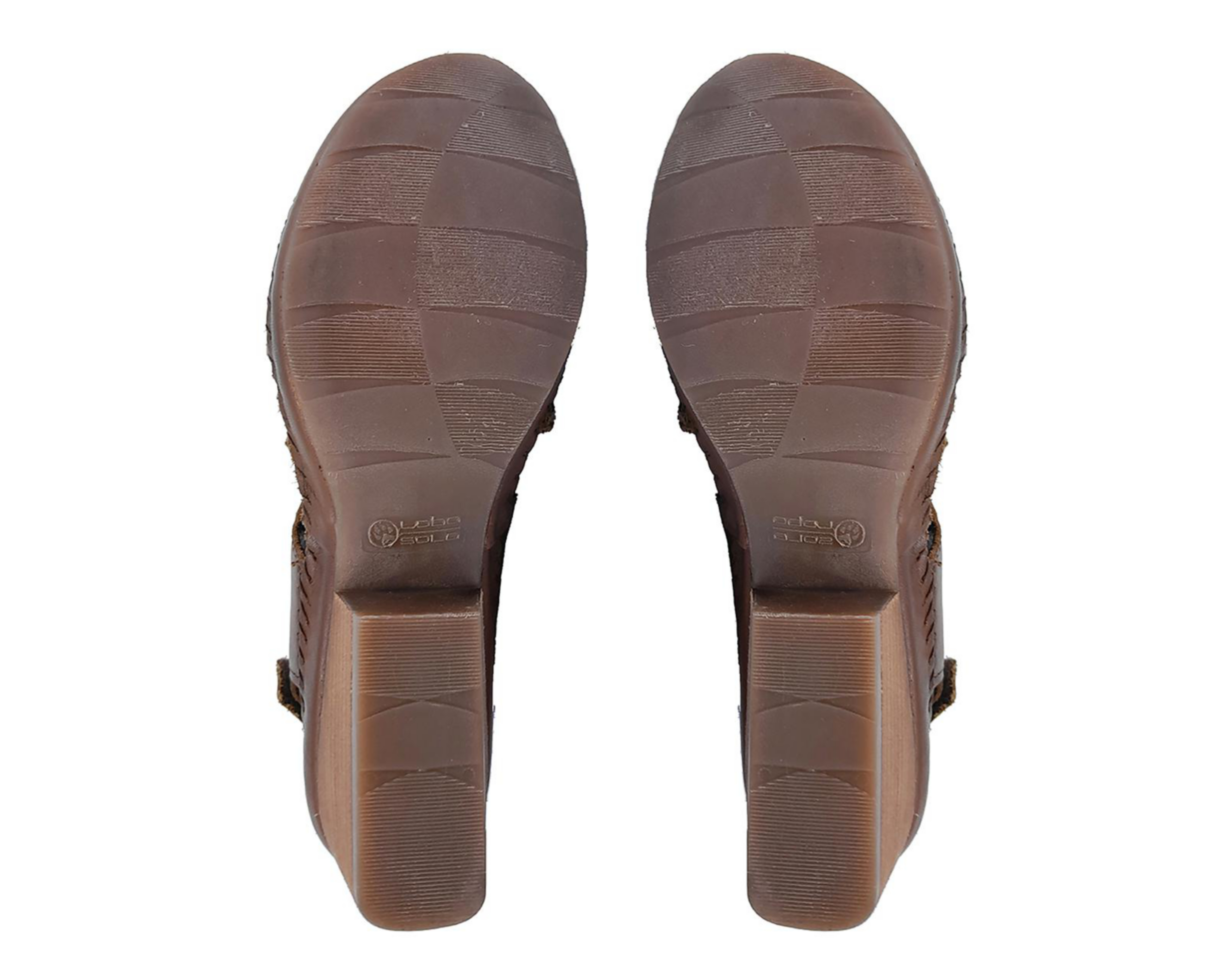 Foto 3 pulgar | Sandalias Confort Lobo Solo de Piel para Mujer