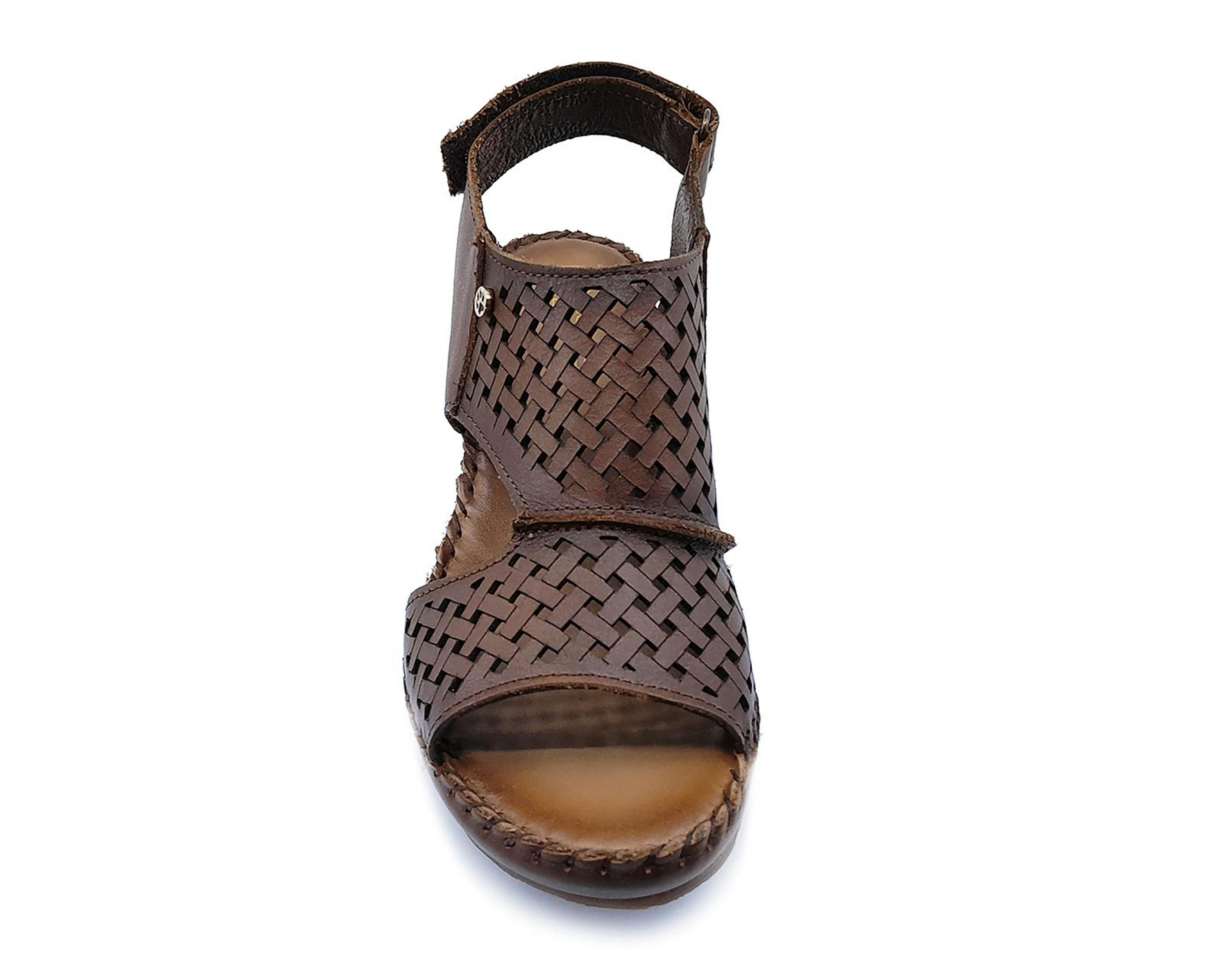 Foto 6 pulgar | Sandalias Confort Lobo Solo de Piel para Mujer