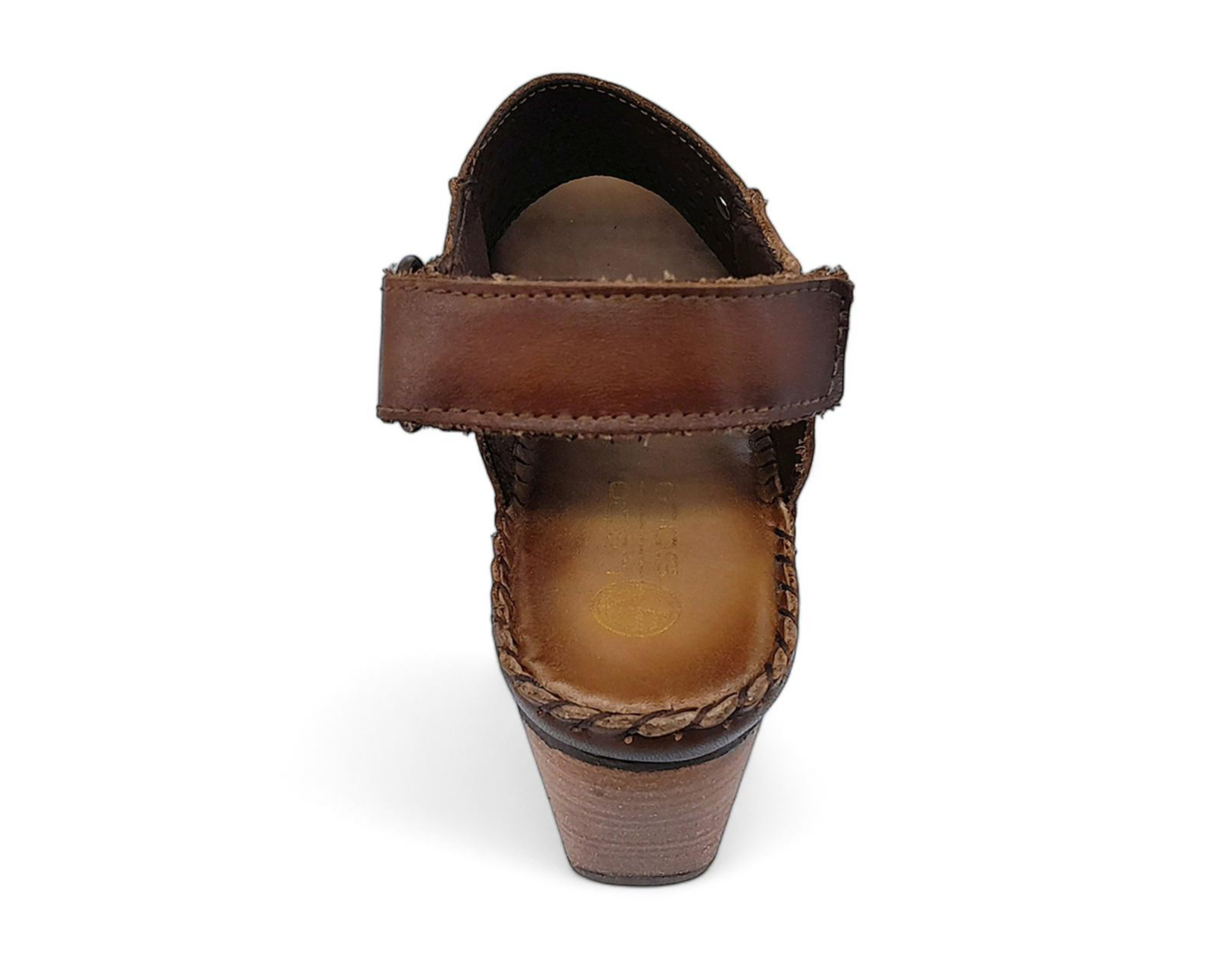 Foto 7 pulgar | Sandalias Confort Lobo Solo de Piel para Mujer