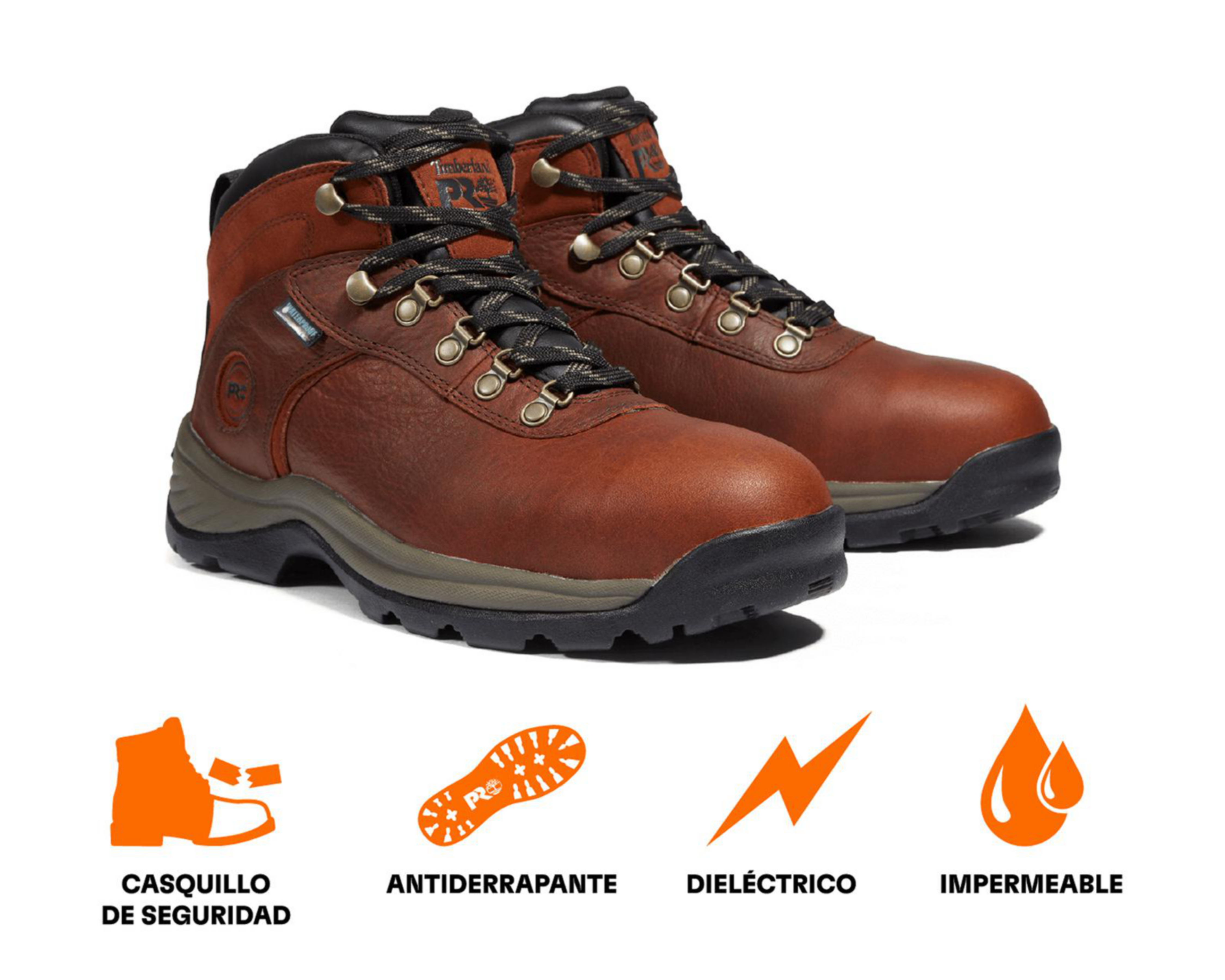 Foto 8 pulgar | Botas Timberland Flume Work ST WP para Hombre