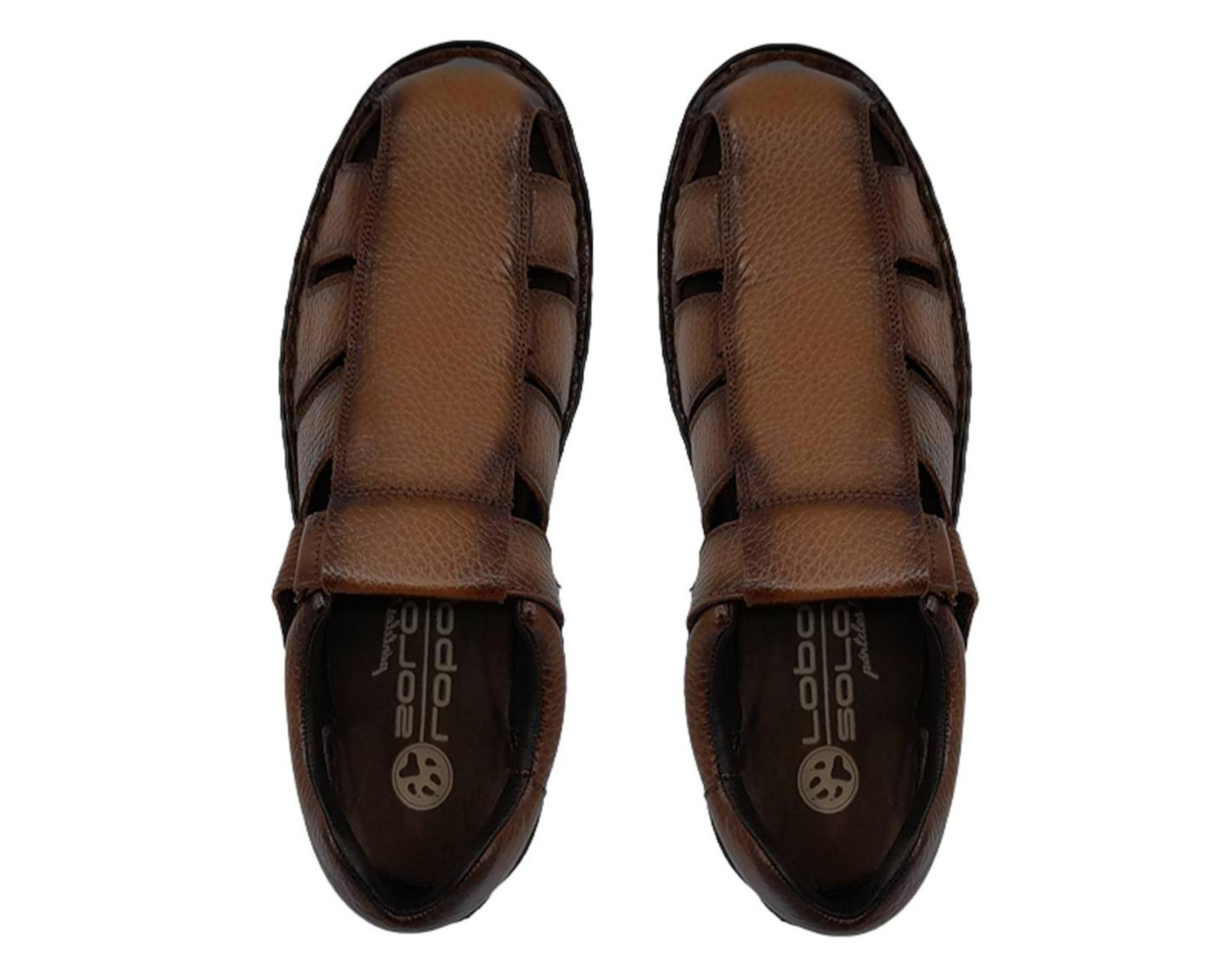 Foto 4 pulgar | Sandalias Casuales Lobo Solo de Piel para Hombre