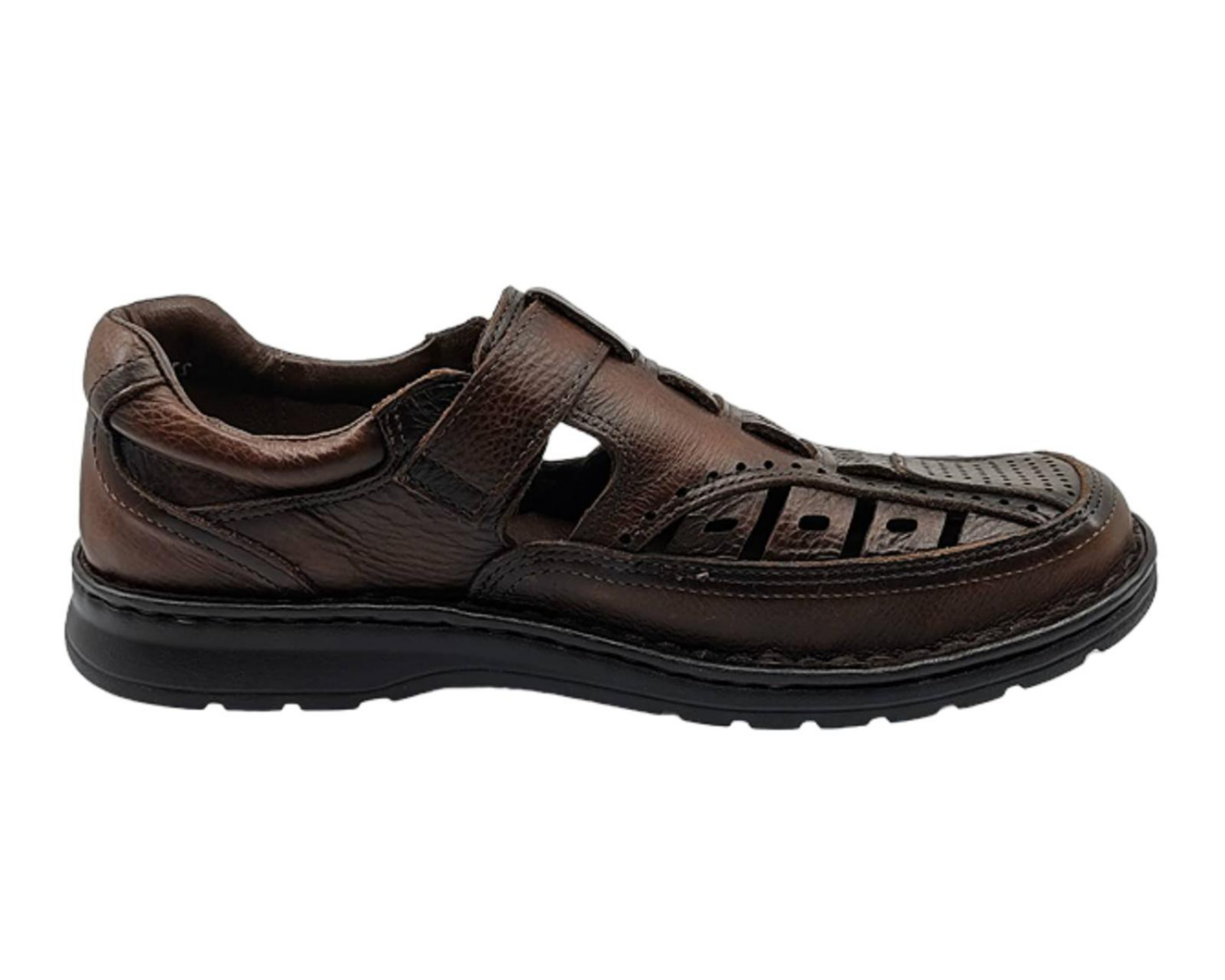 Foto 5 pulgar | Sandalias Casuales Lobo Solo de Piel para Hombre