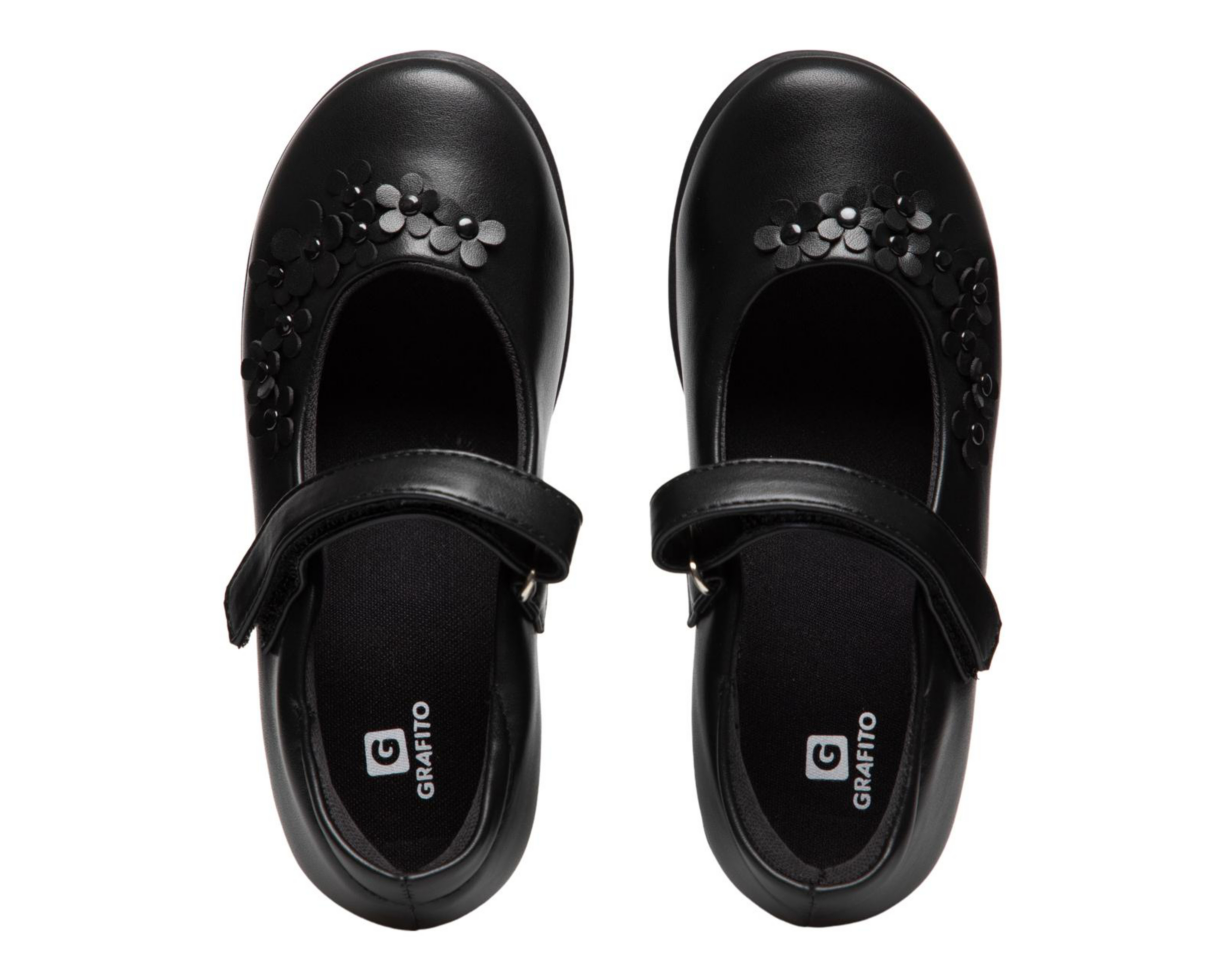 Foto 4 pulgar | Zapatos Escolares Grafito para Niña