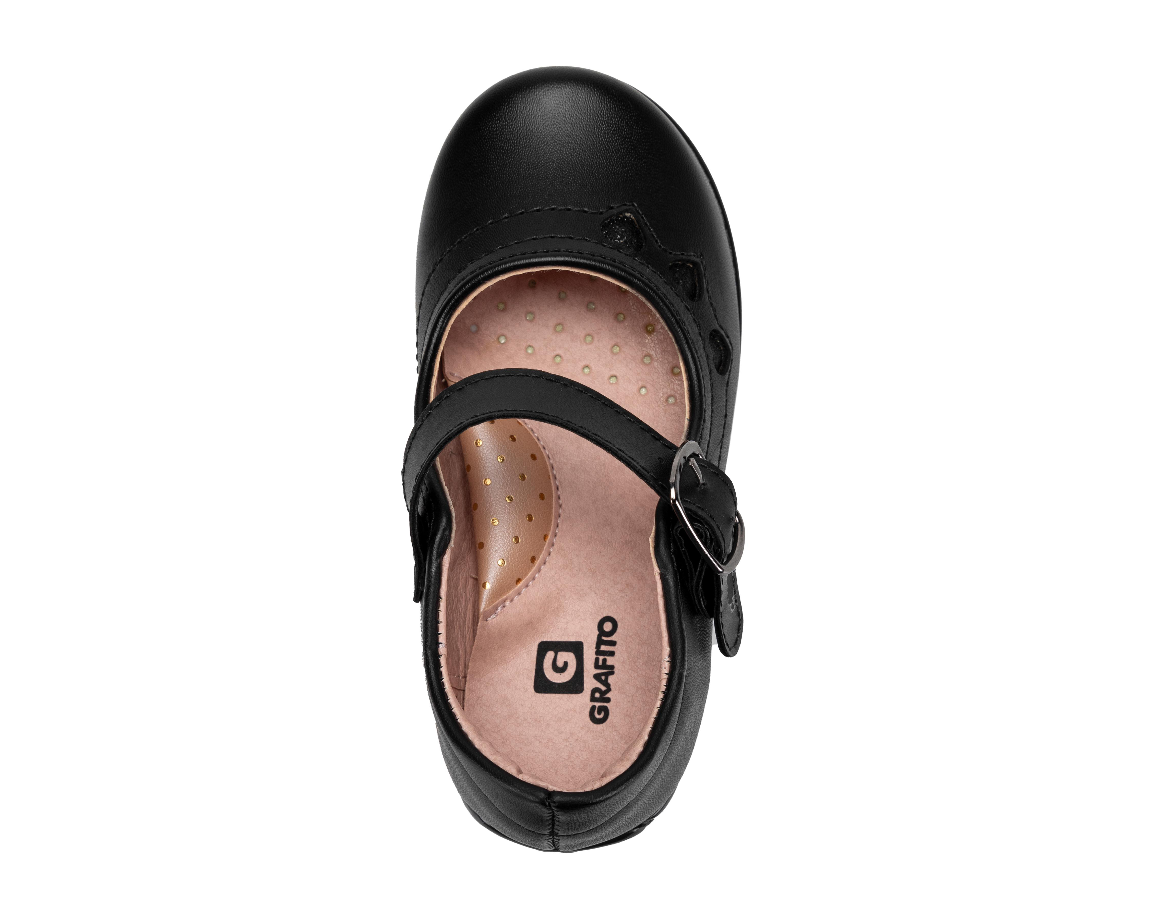 Foto 5 | Zapatos Escolares Grafito para Niña