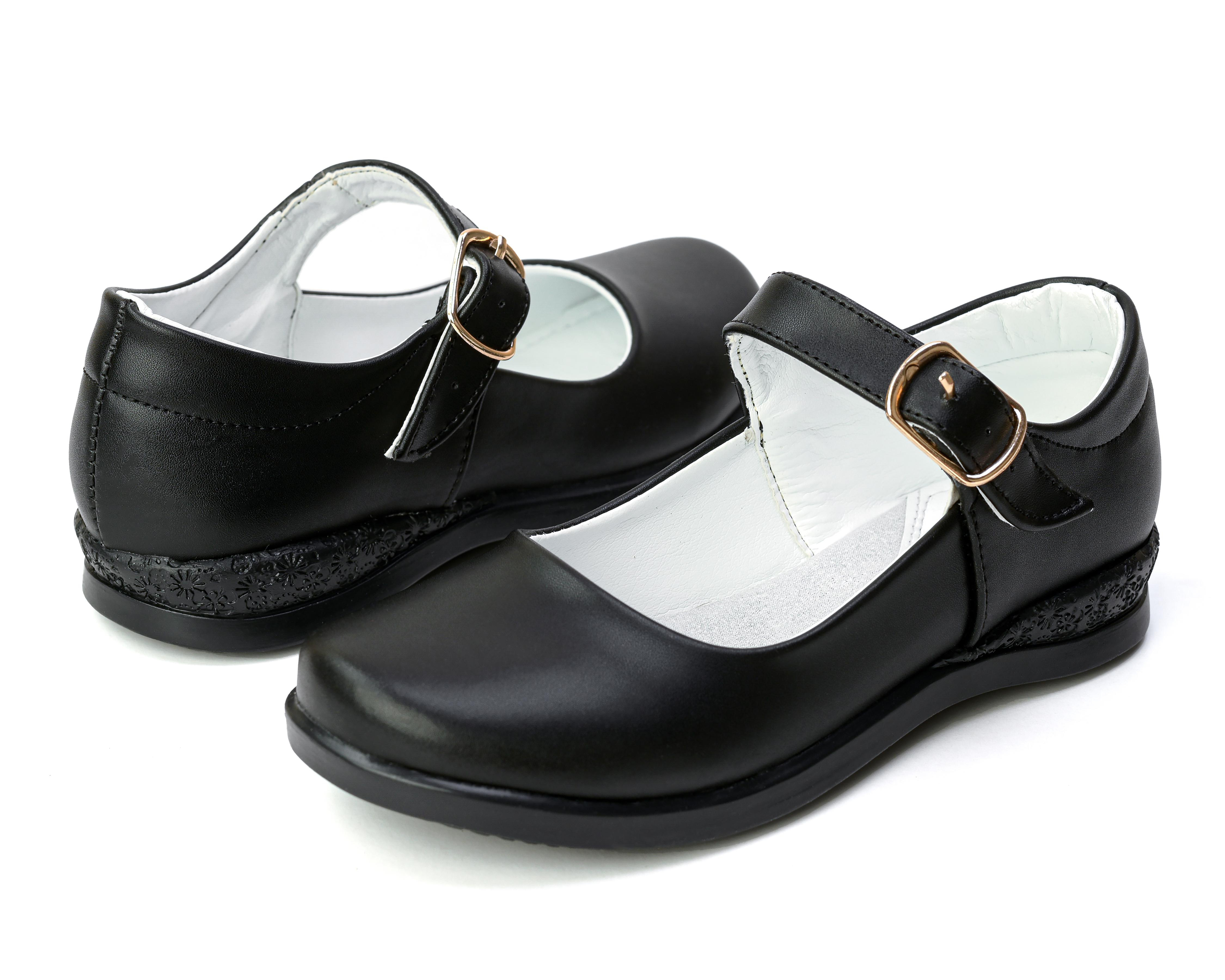 Zapatos Escolares Grafito para Niña