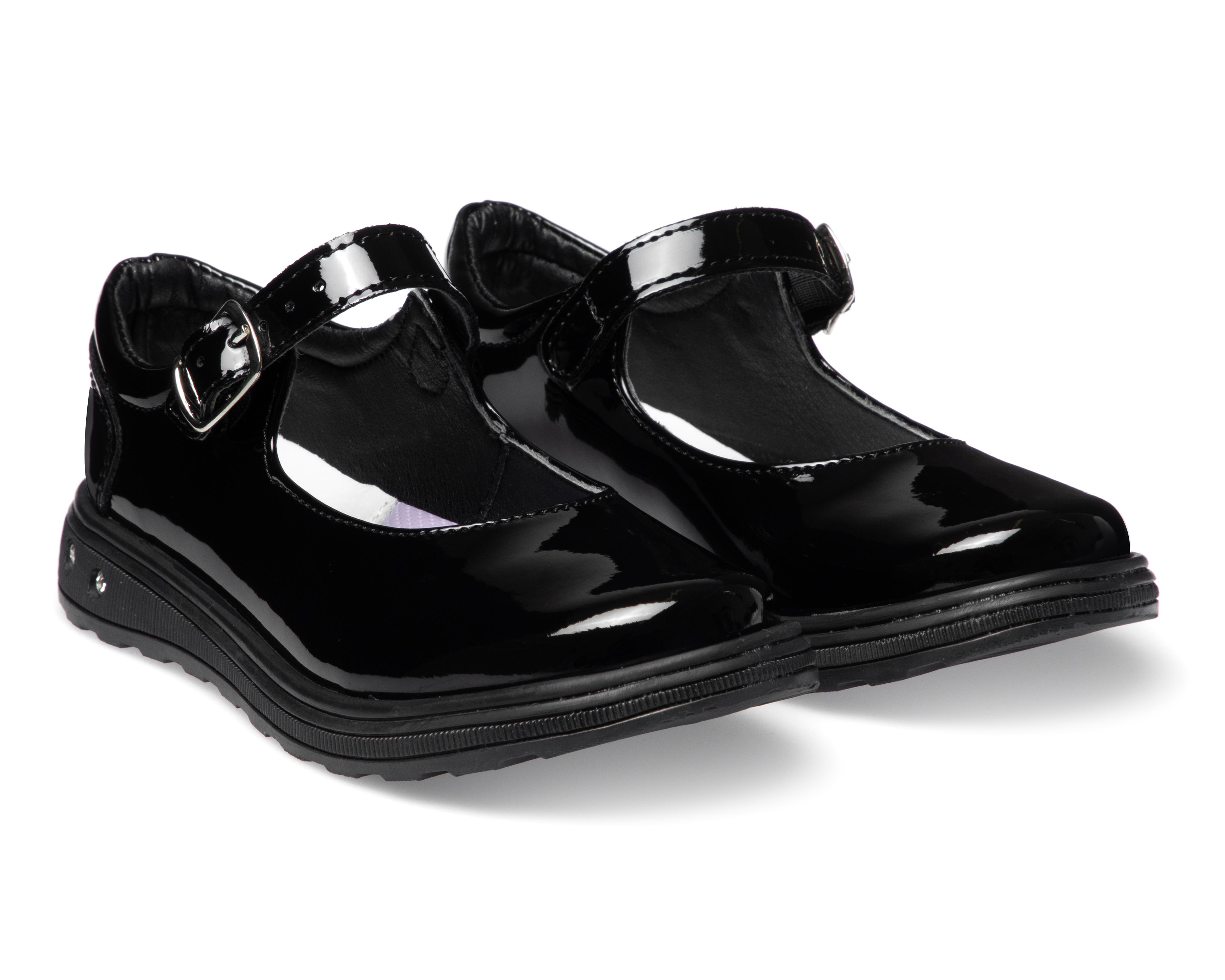 Zapatos Escolares Grafito para Niña $379
