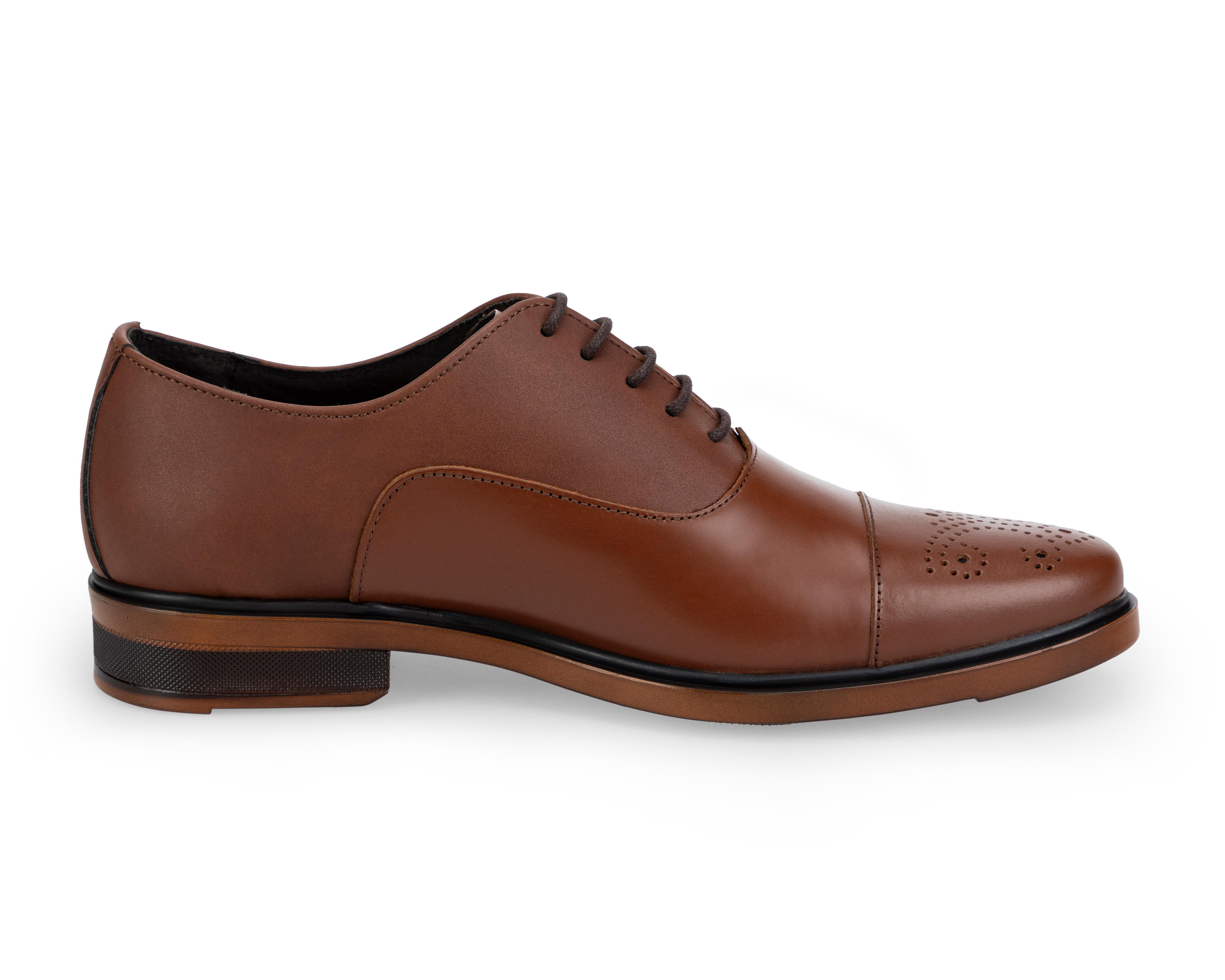 Foto 4 | Zapatos de Vestir Wall Street de Piel para Hombre