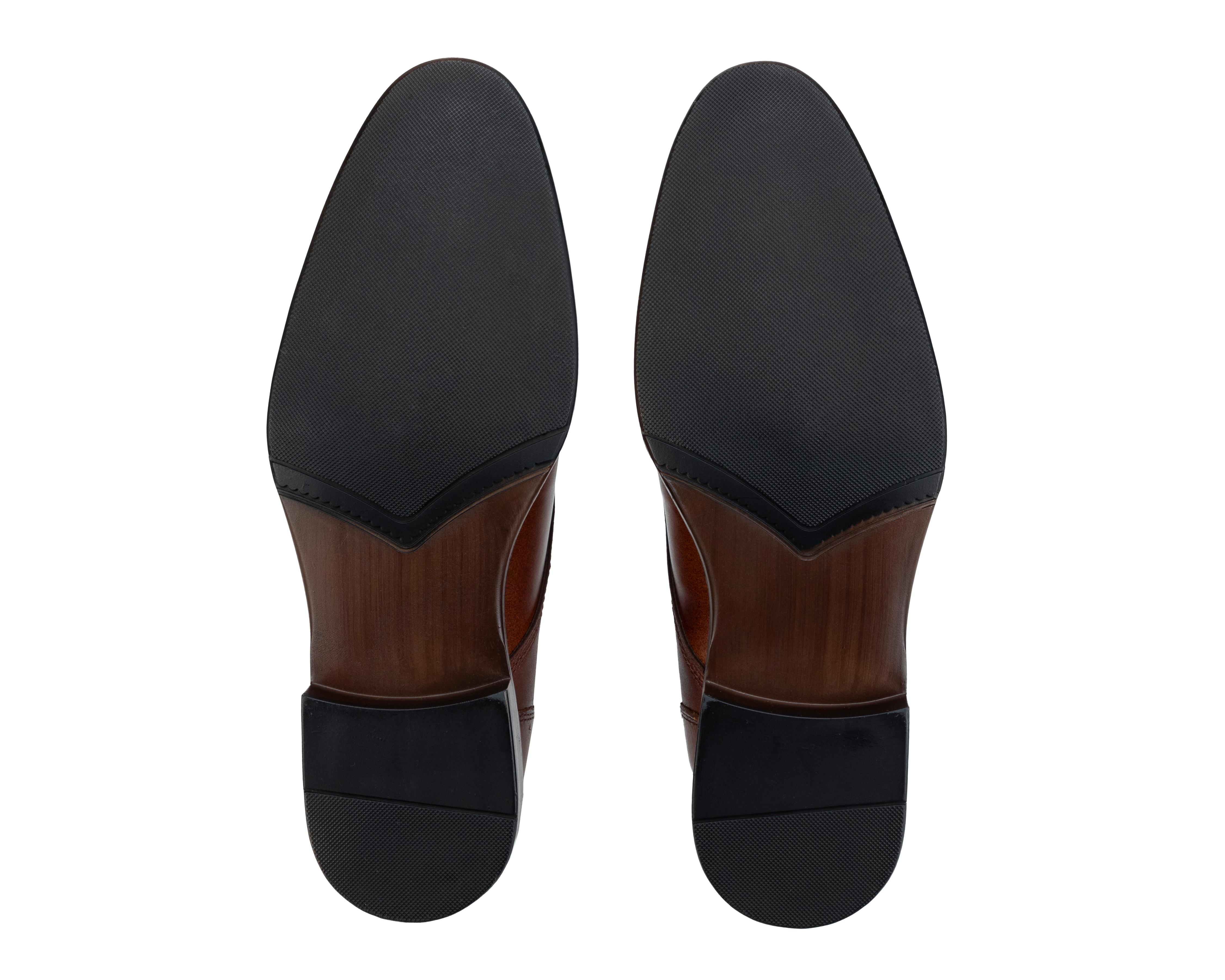 Foto 3 pulgar | Zapatos de Vestir Wall Street de Piel para Hombre
