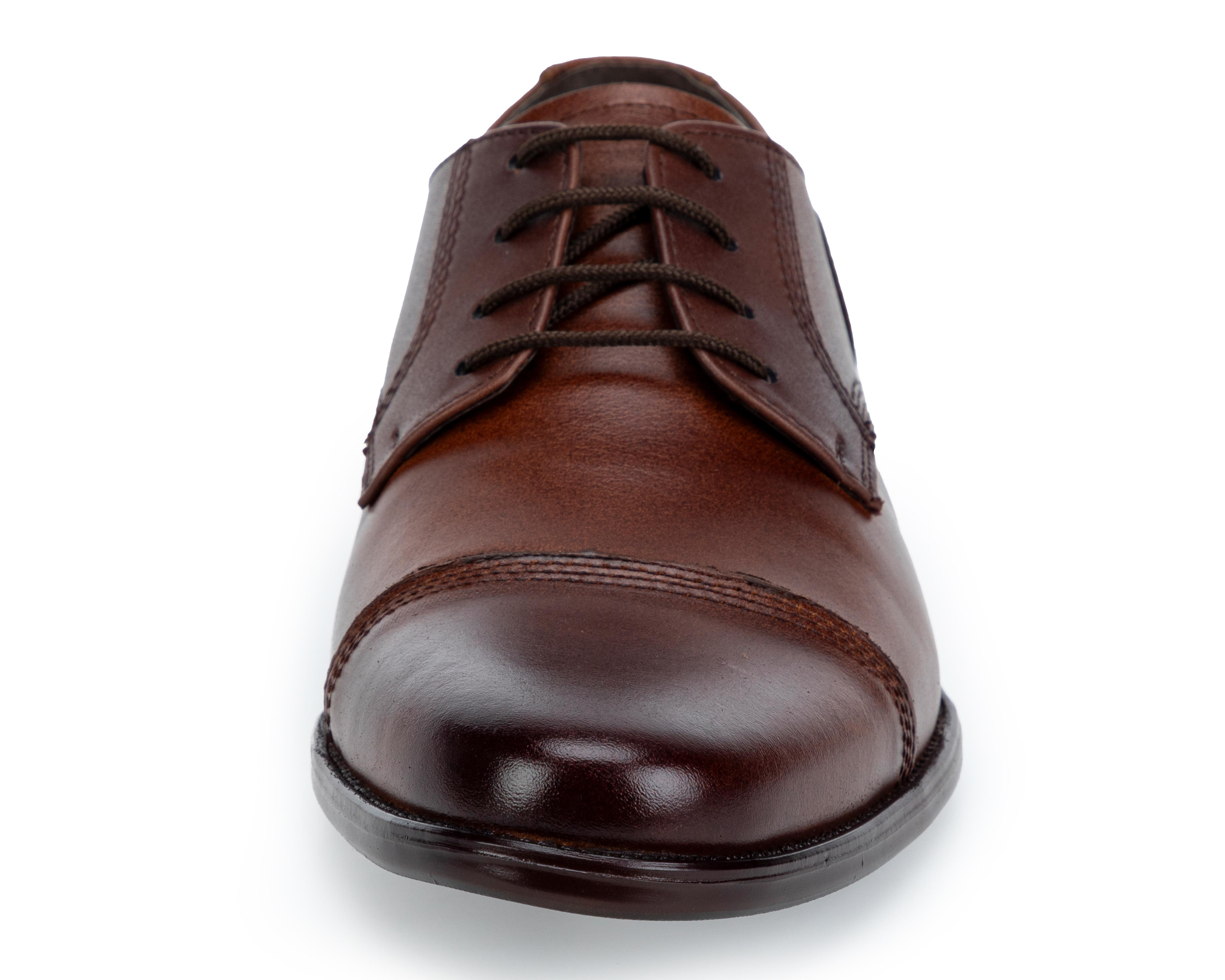 Foto 6 pulgar | Zapatos de Vestir Wall Street de Piel para Hombre