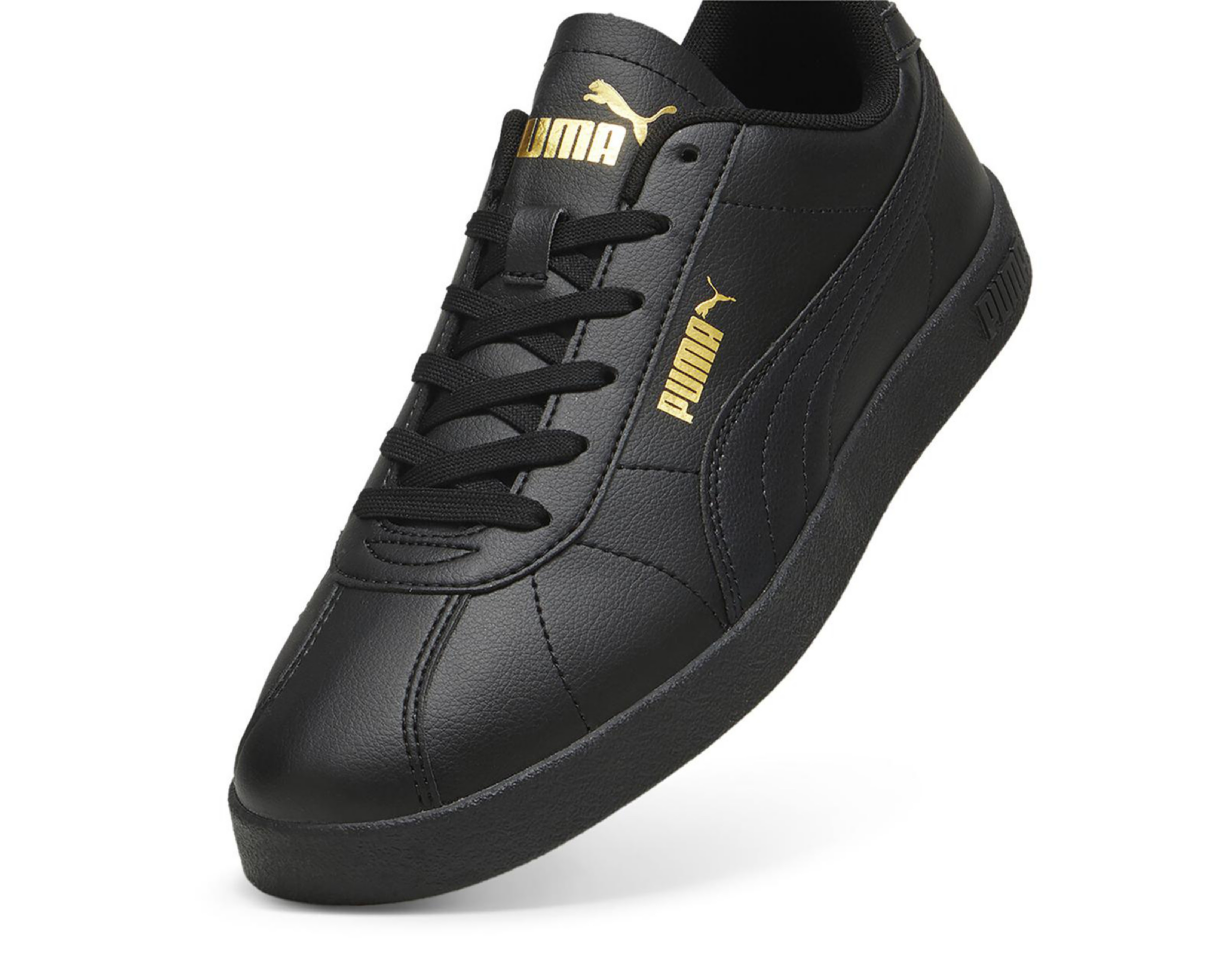 Puma black leather shoe best sale