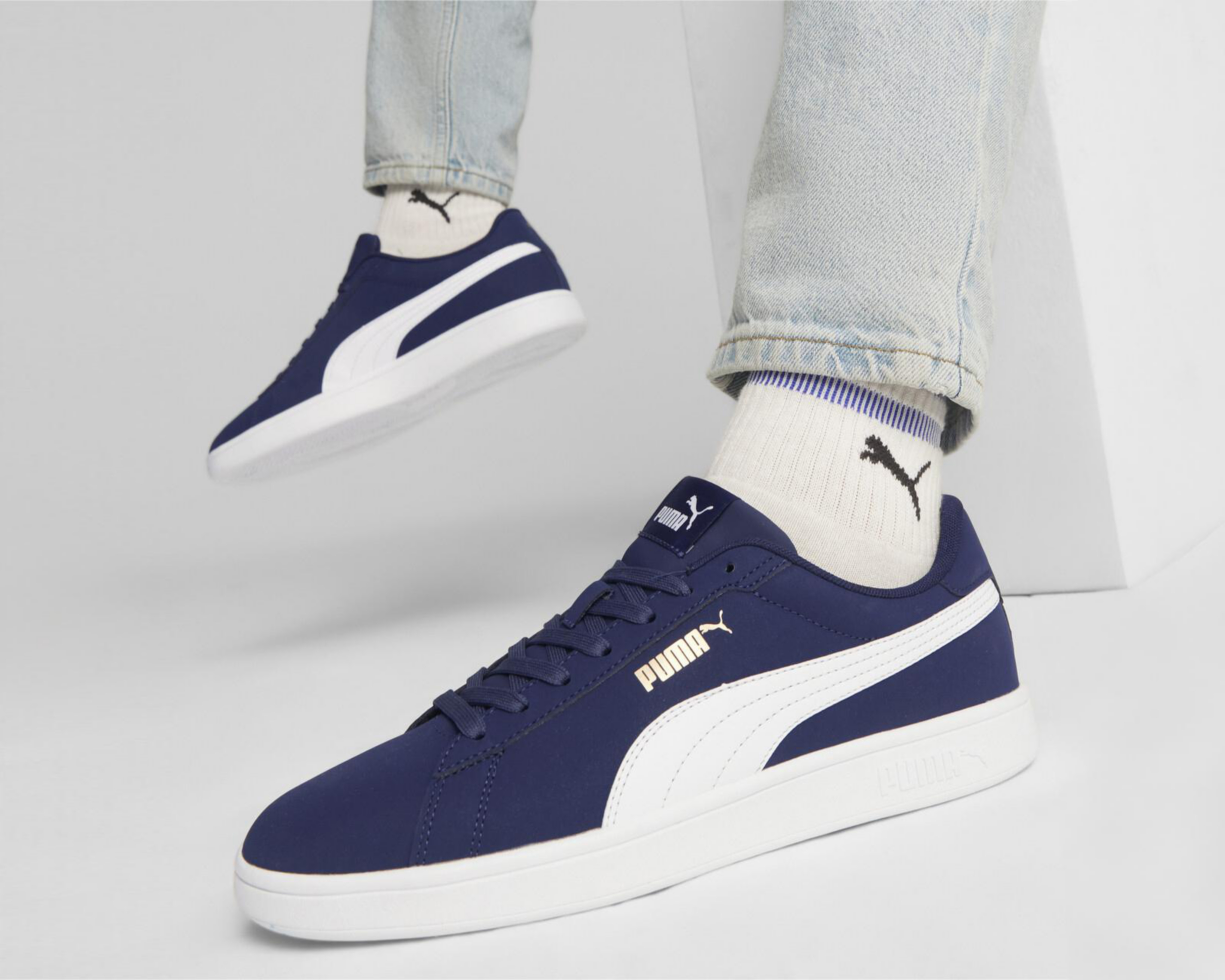 Foto 8 pulgar | Tenis Puma Smash 3.0 Buck para Hombre
