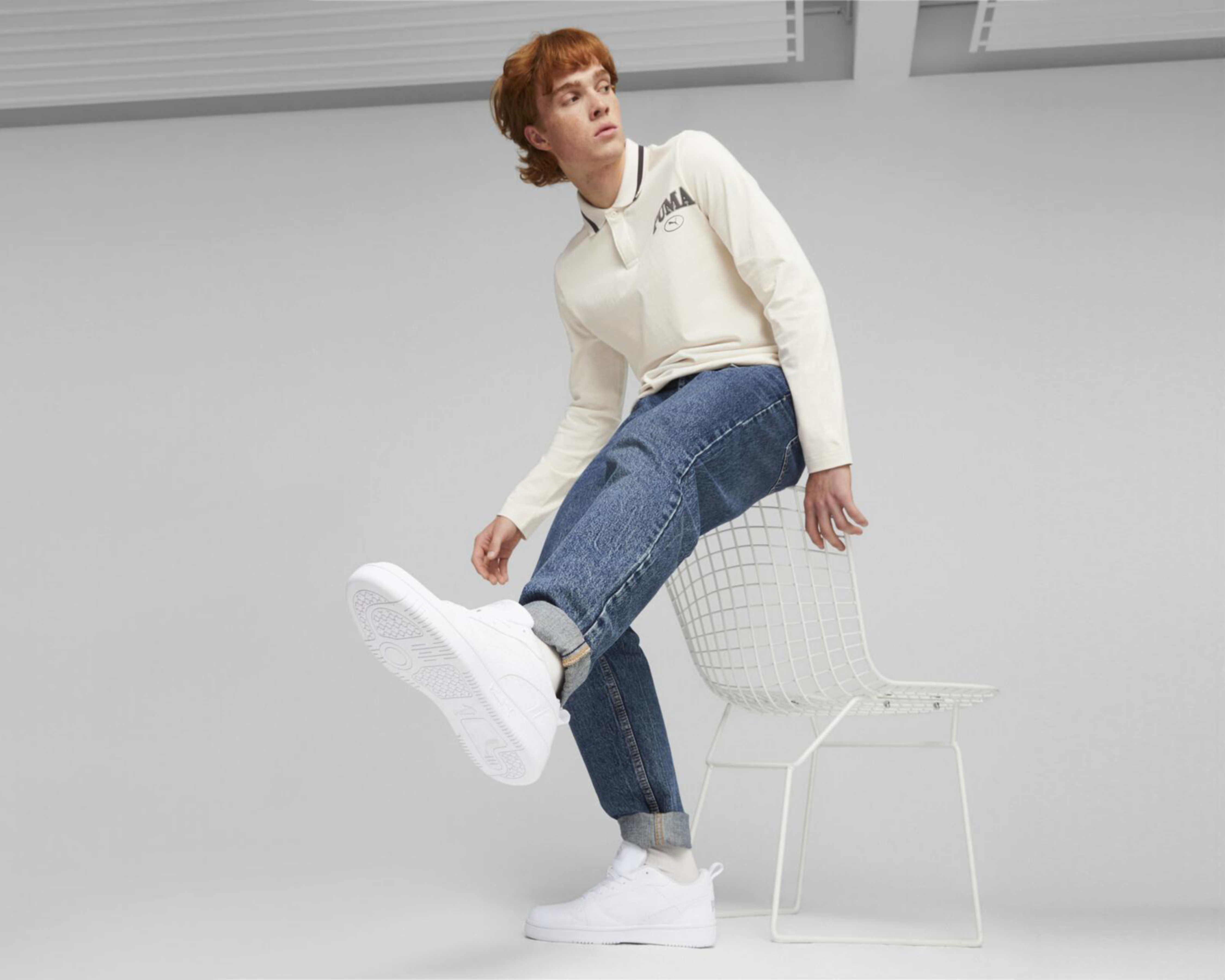 Foto 8 | Tenis Puma Rebound V6 Low para Hombre