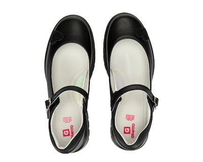 Foto 3 | Zapatos Escolares Grafito de Piel para Niña