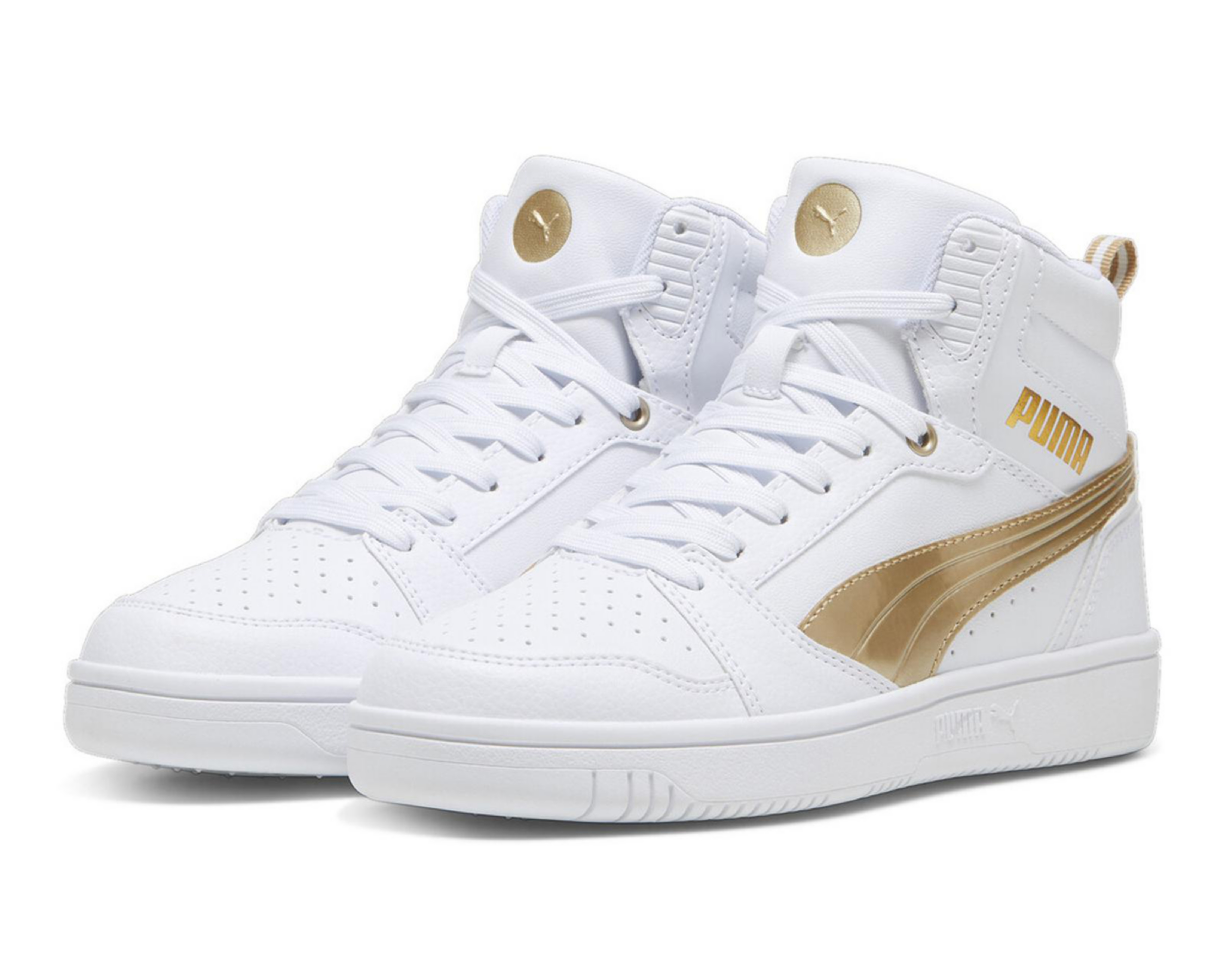 Tenis Puma Rebound V6 Metallic para Mujer