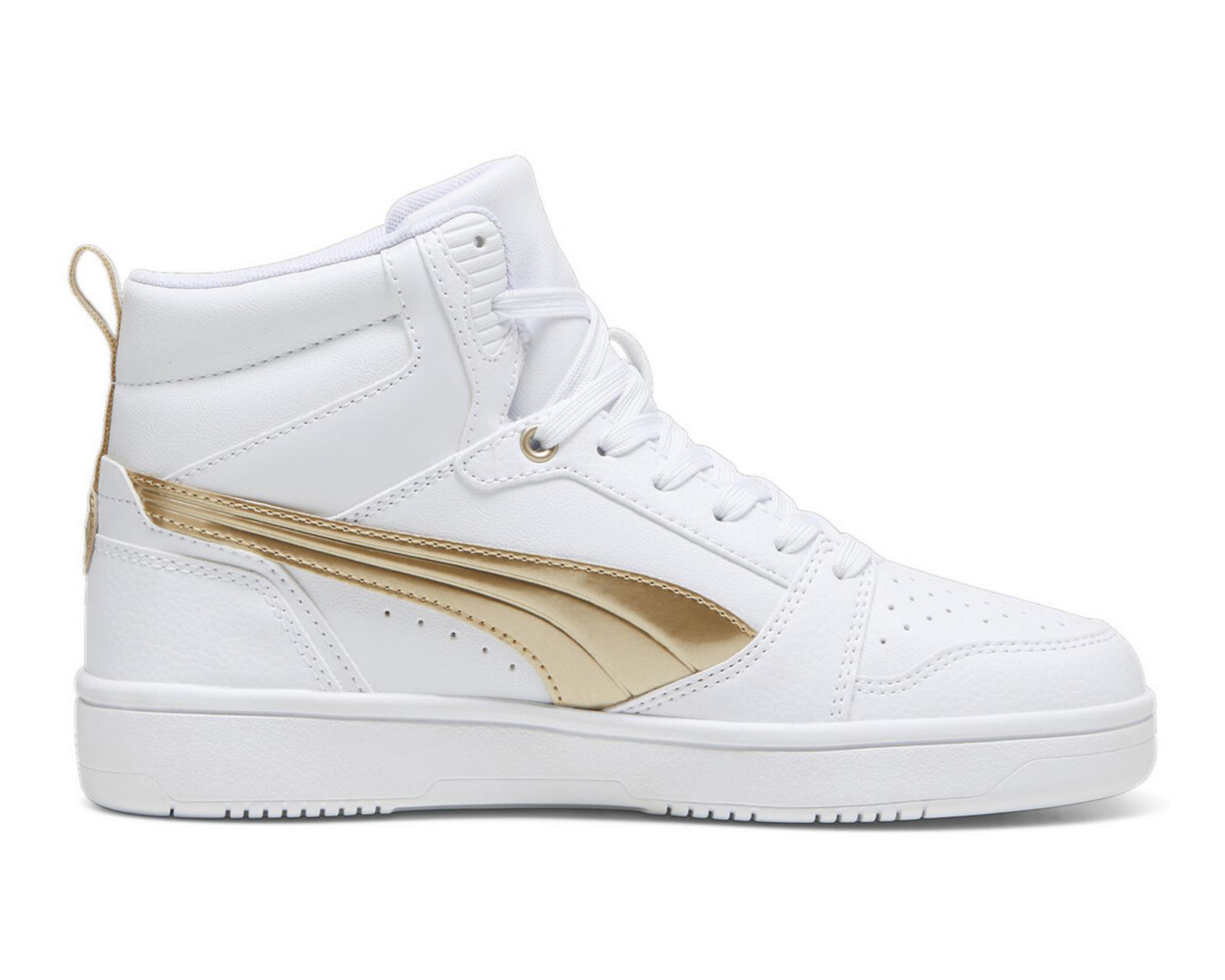 Foto 5 pulgar | Tenis Puma Rebound V6 Metallic para Mujer
