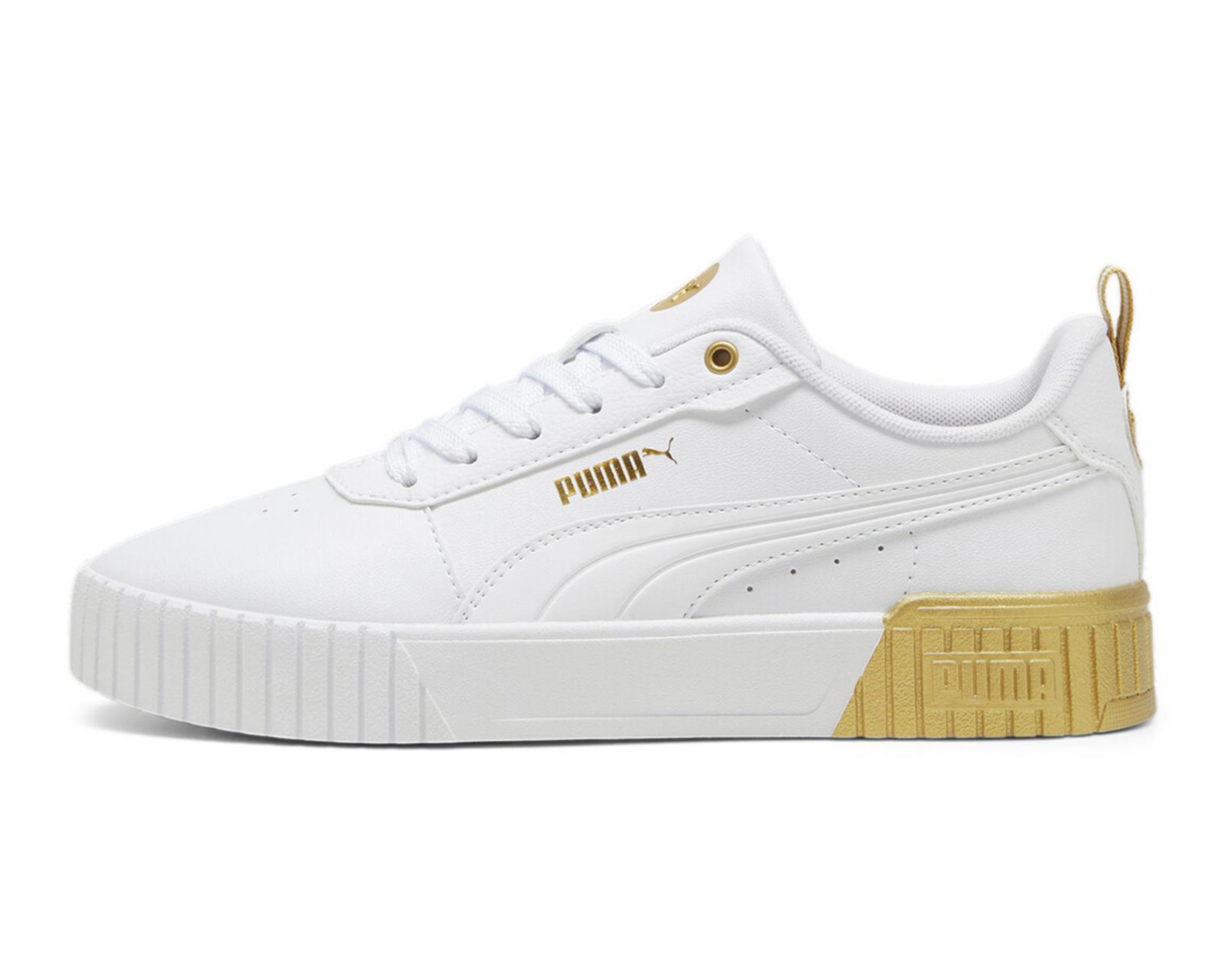 Foto 4 pulgar | Tenis Puma Carina 2.0 Metallic para Mujer