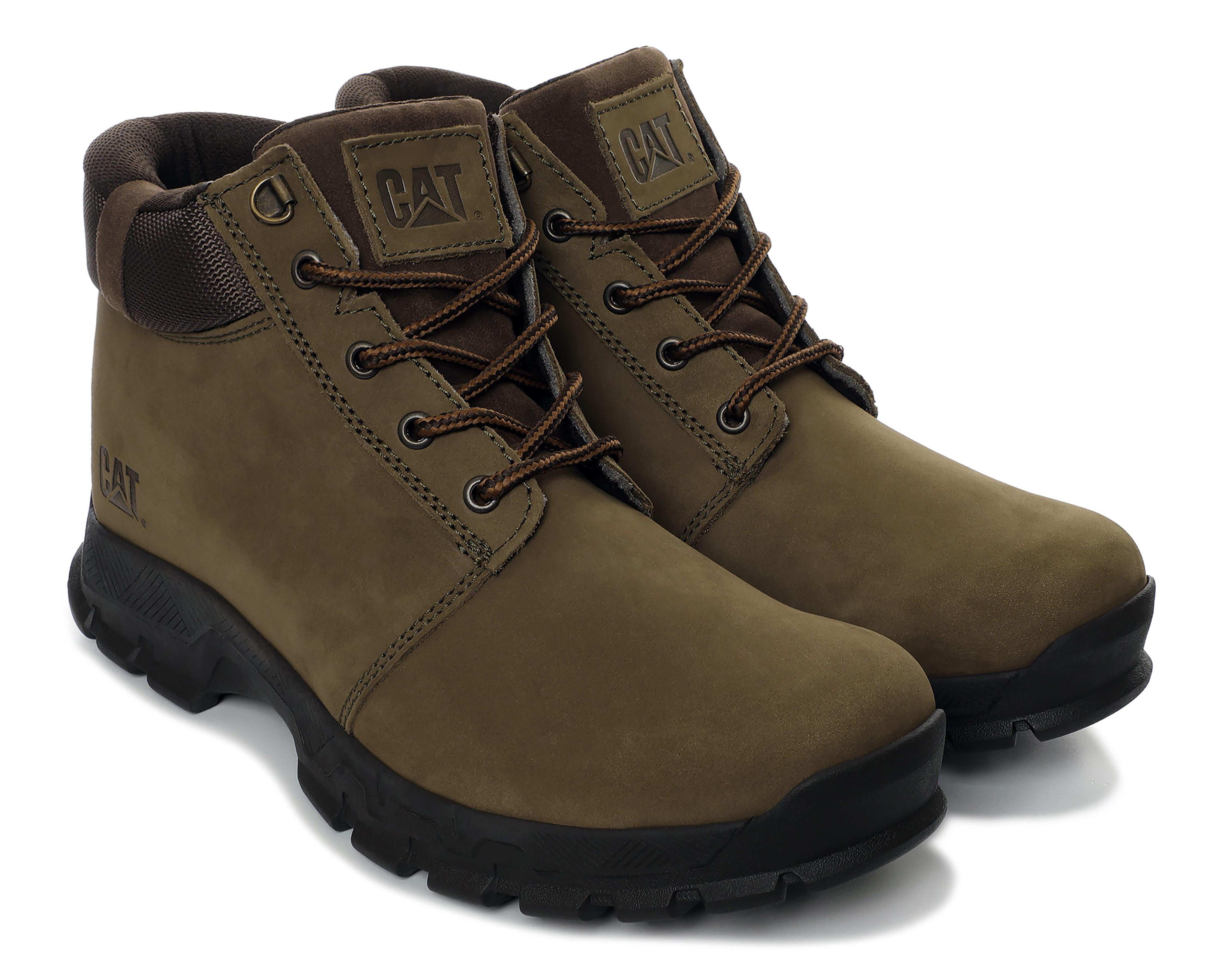 Botas de Trabajo CAT de Piel para Hombre