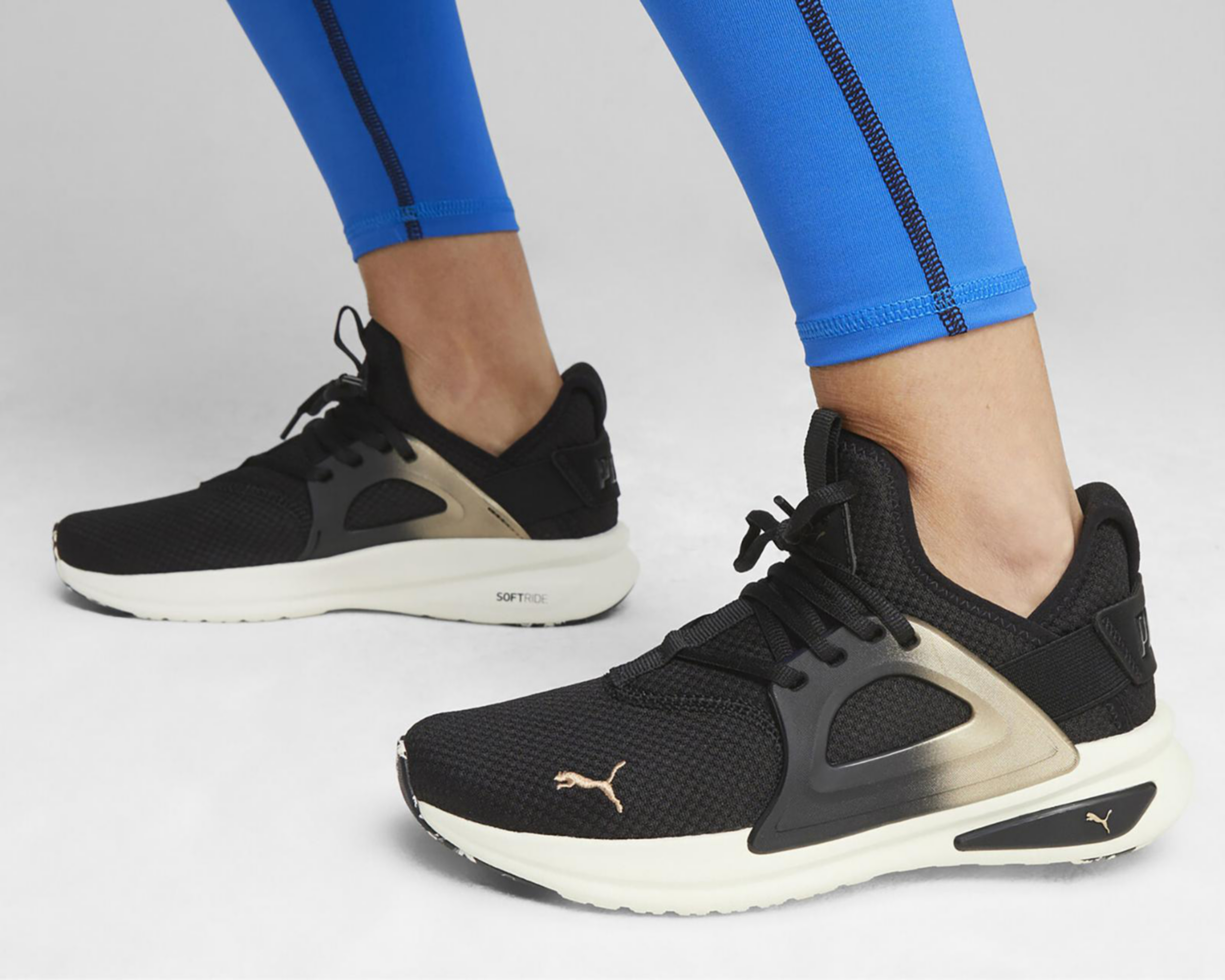 Foto 7 | Tenis para Correr Puma Softride Enzo Evo Molten Metal para Mujer