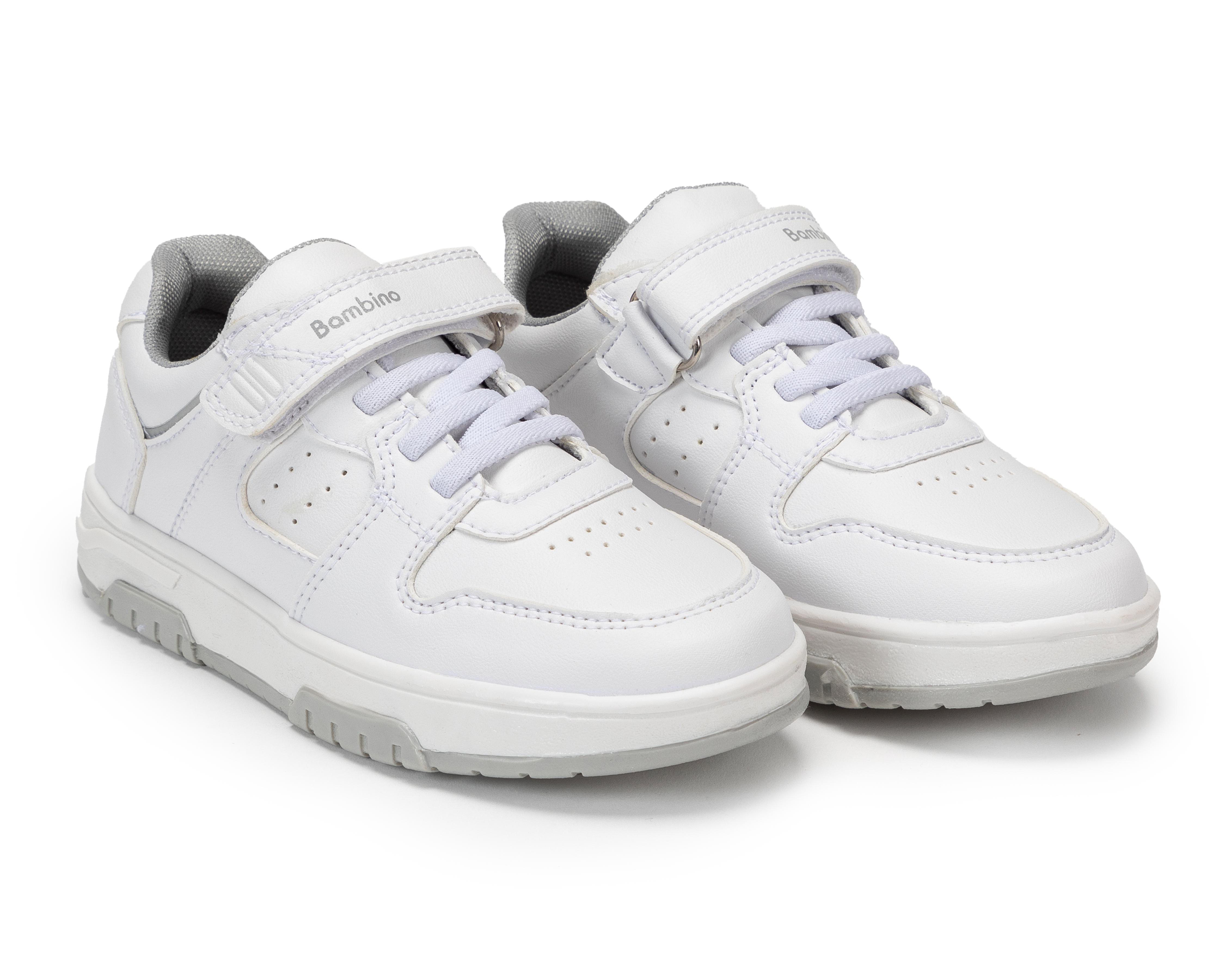 Tenis Escolares Blancos Bambino para Niño $299