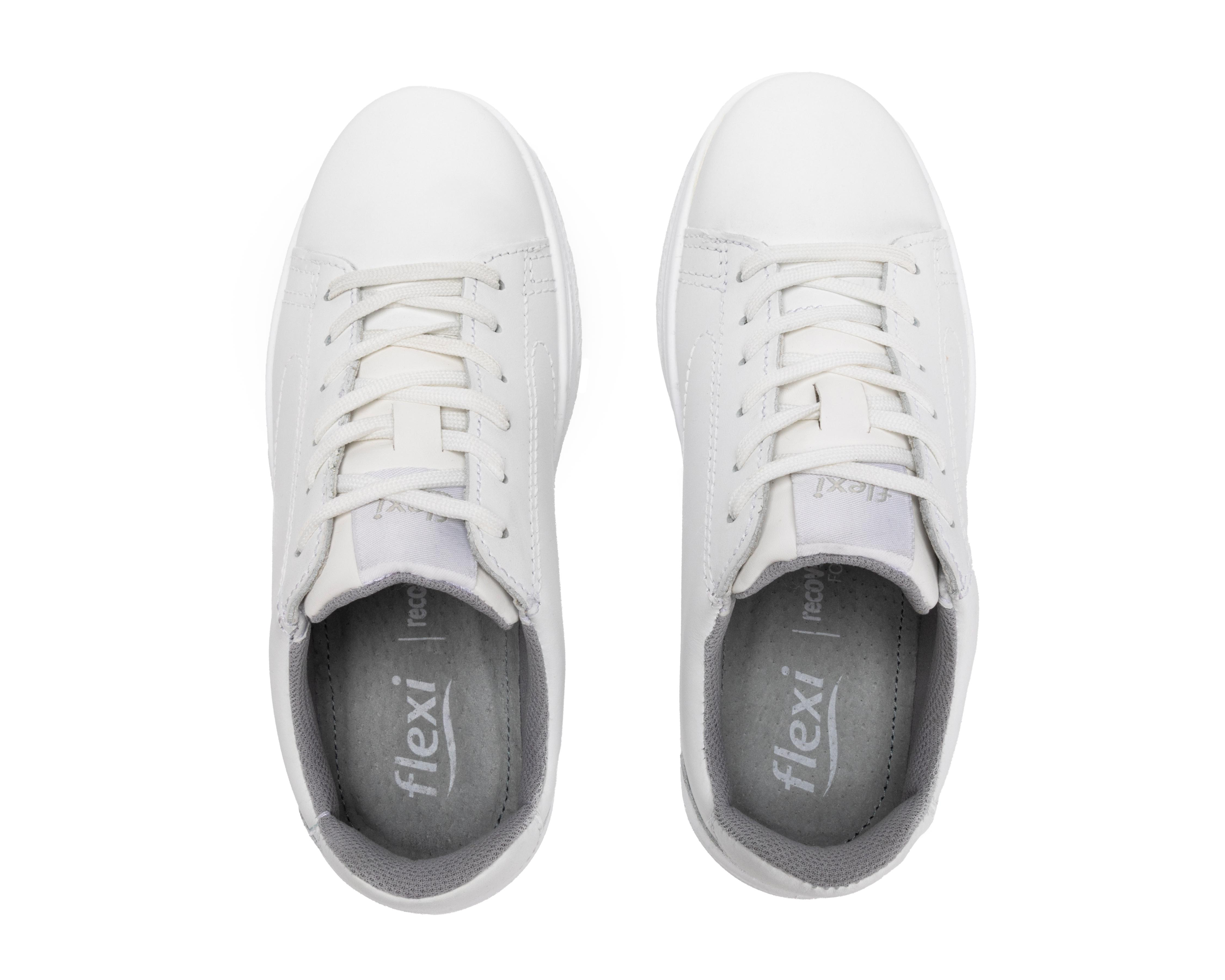 Foto 3 | Tenis Casuales Flexi de Piel Juvenil