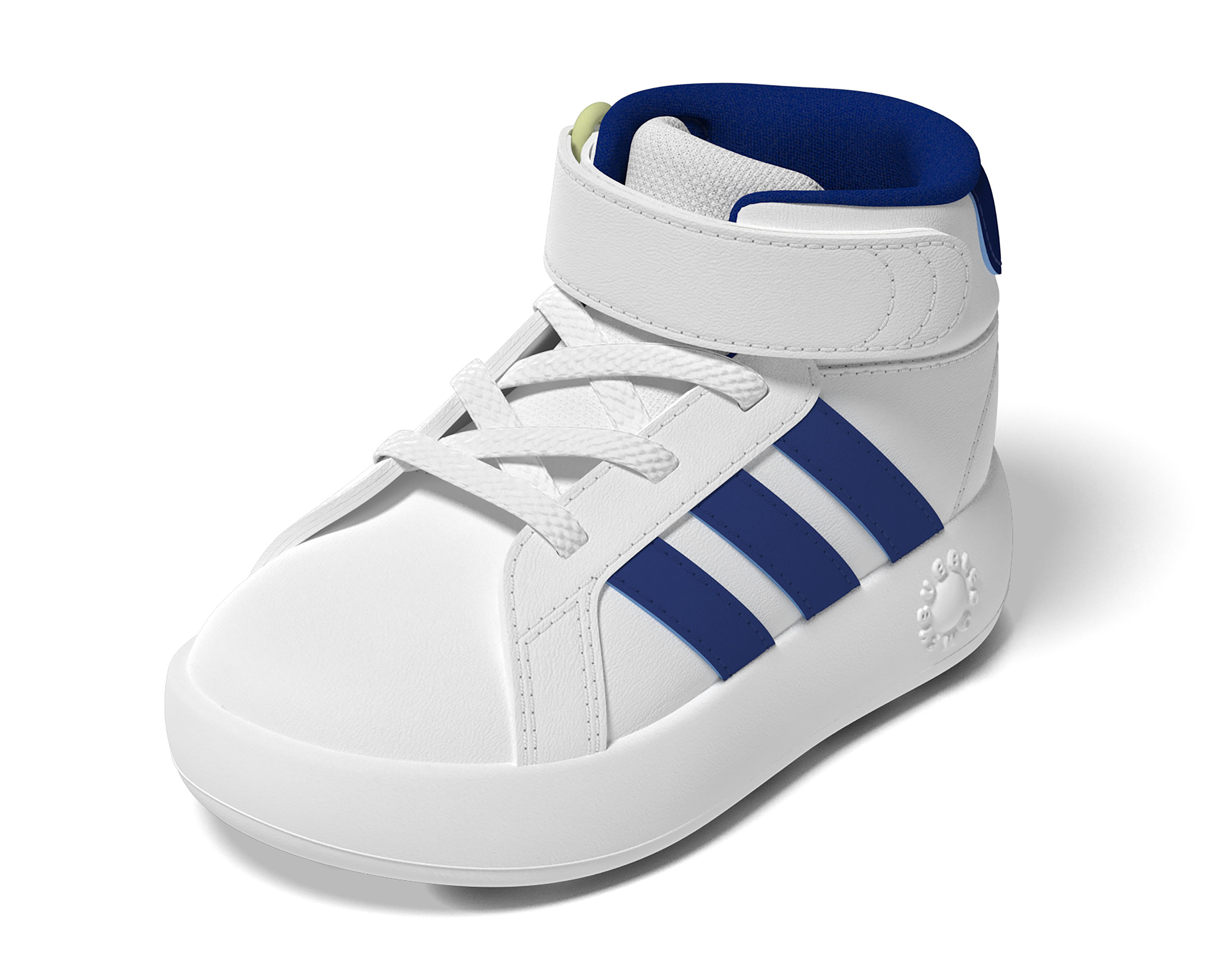 Foto 2 pulgar | Tenis Adidas Grand Court Mid I para Bebé Niño