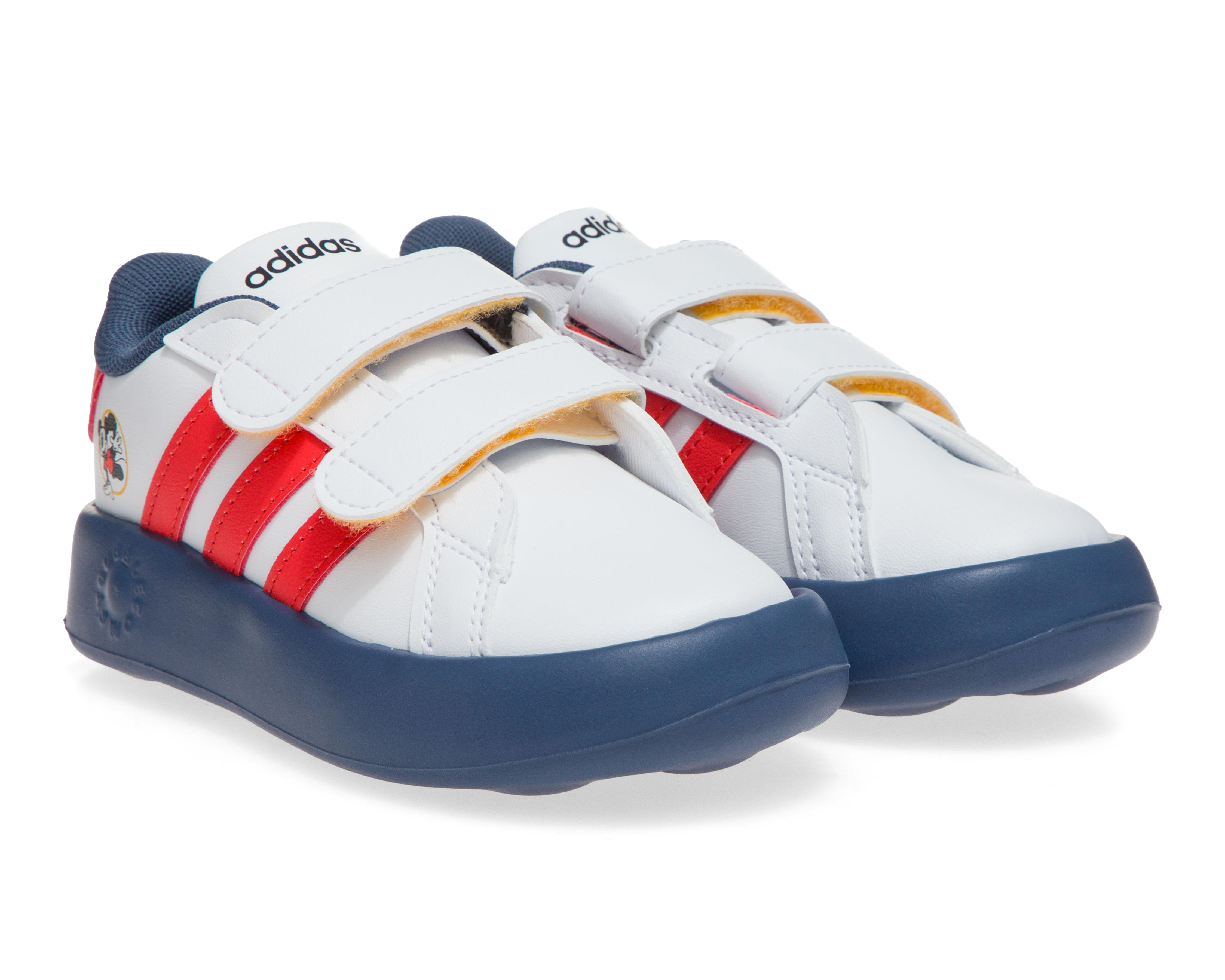 Foto 2 pulgar | Tenis Adidas Grand Court Mickey para Bebé Niño