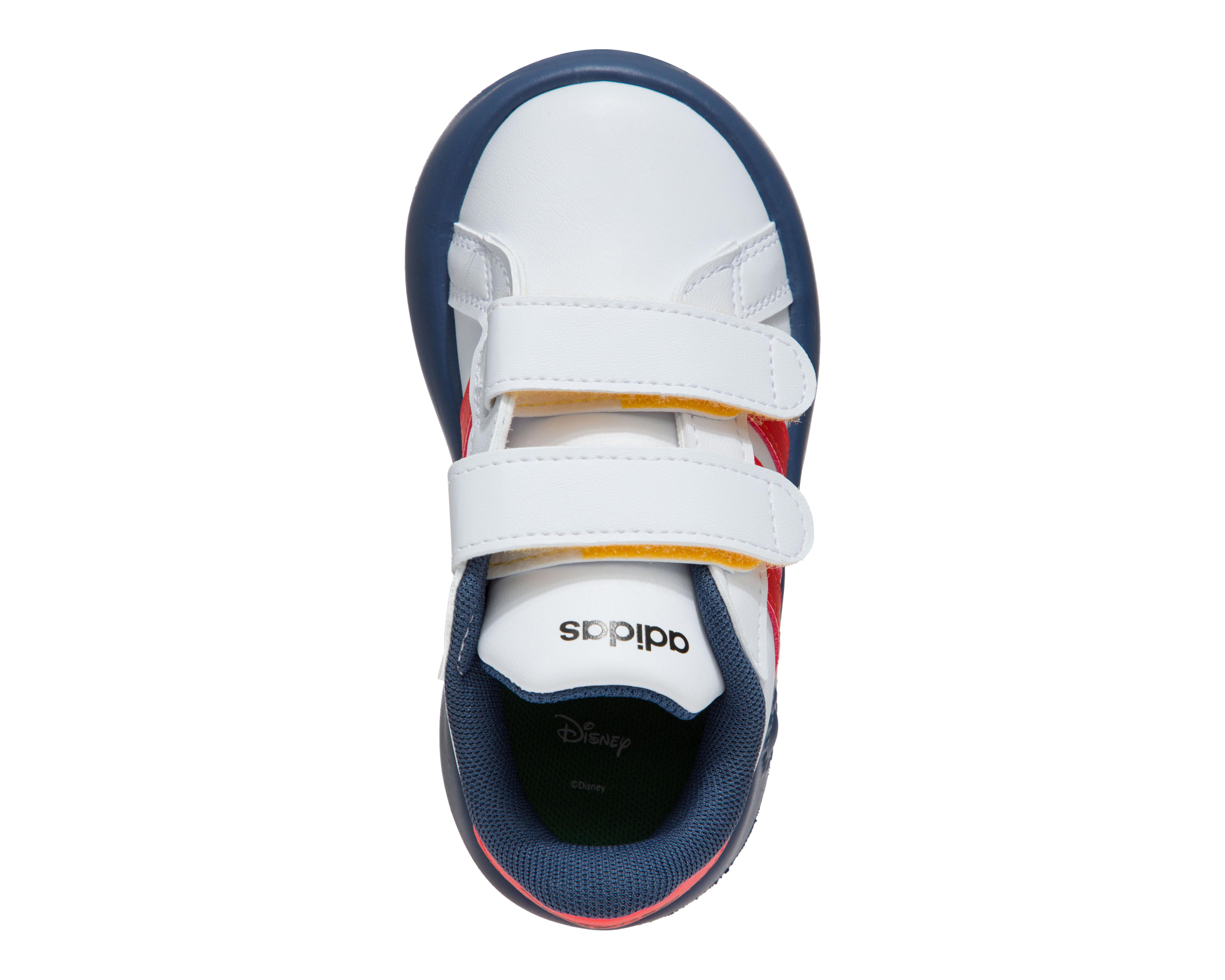 Foto 6 pulgar | Tenis Adidas Grand Court Mickey para Bebé Niño