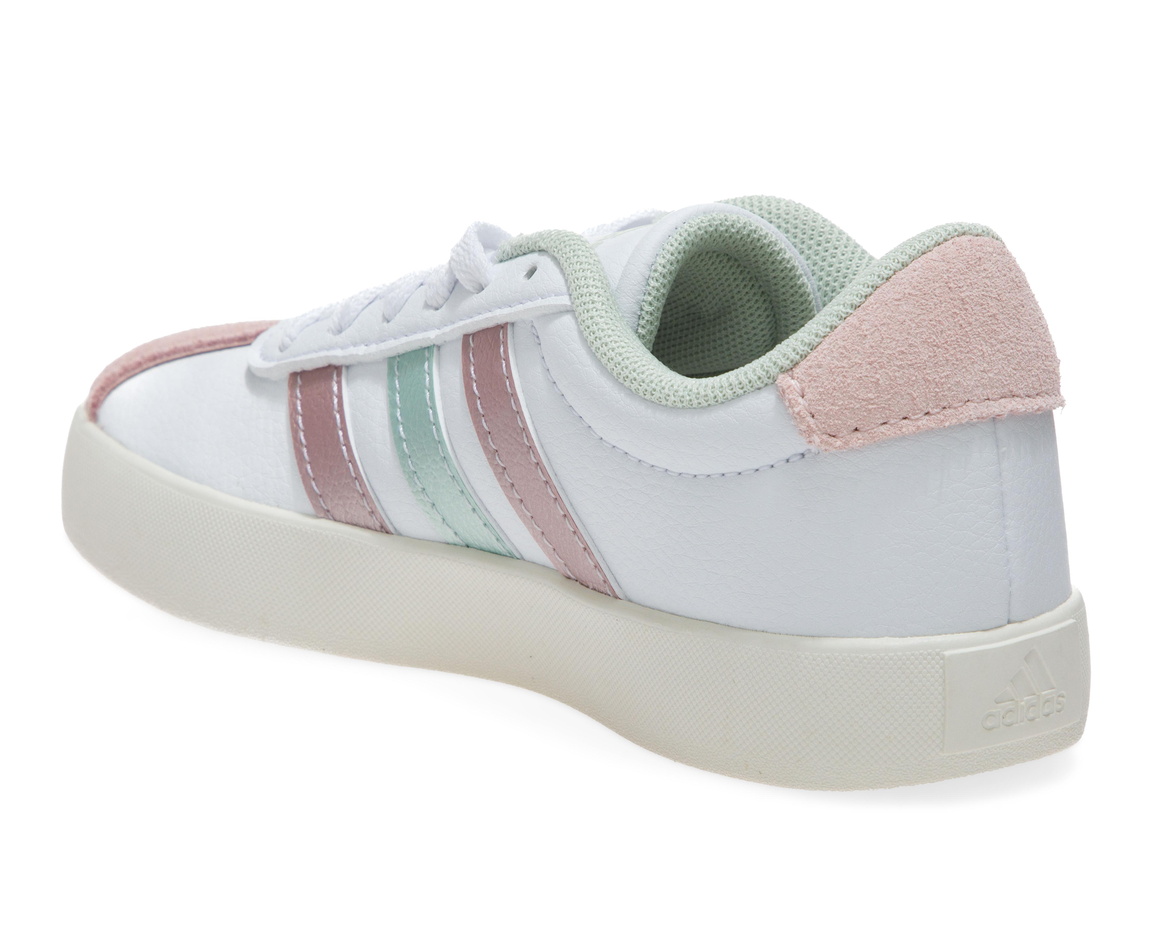 Foto 5 pulgar | Tenis Adidas Court 3.0 K para Niña