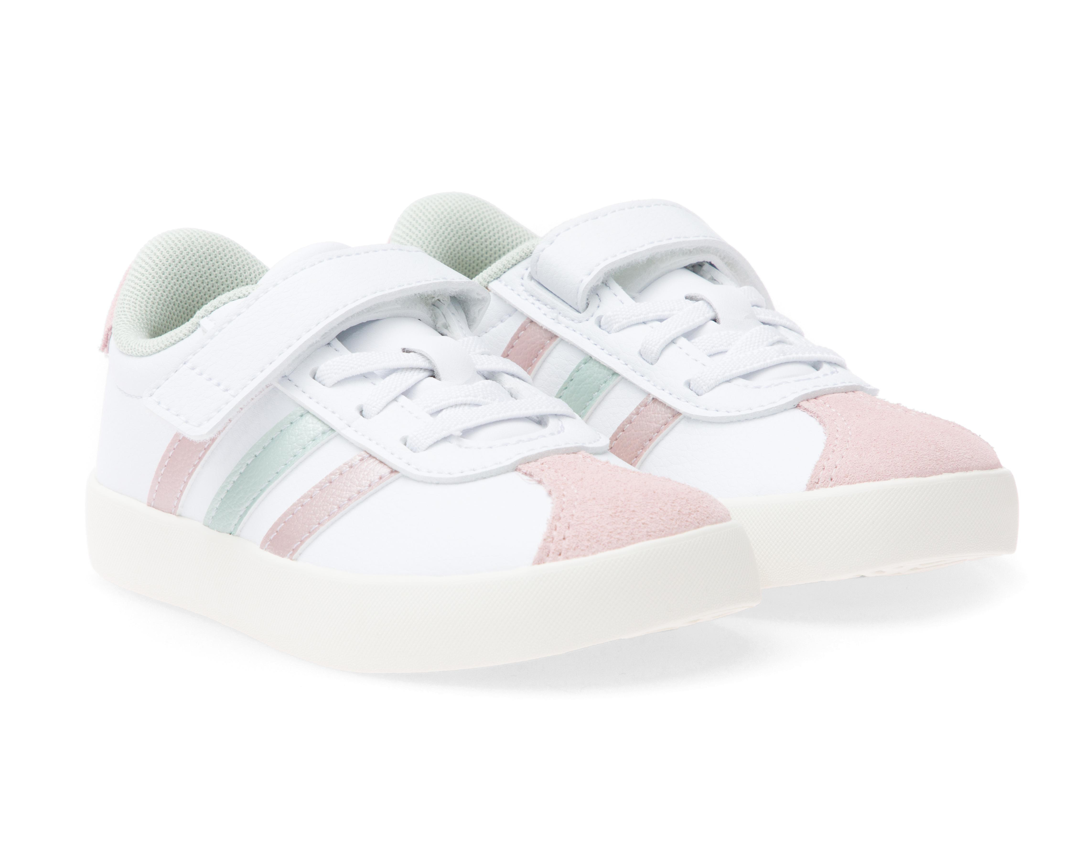 Foto 1 | Tenis Adidas VL Court 3.0 EL C para Niña
