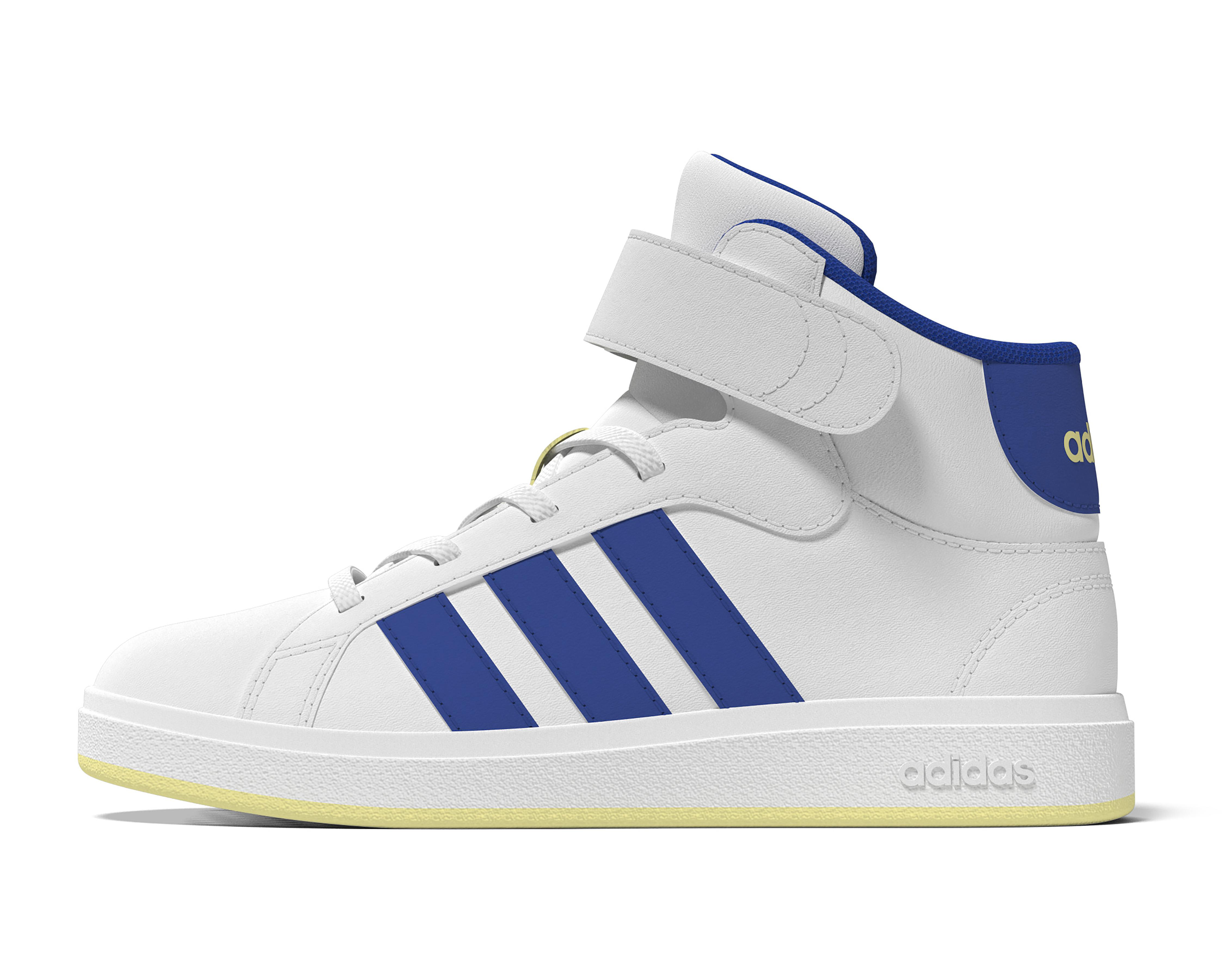 Foto 4 pulgar | Tenis Adidas Grand Court Mid para Niño