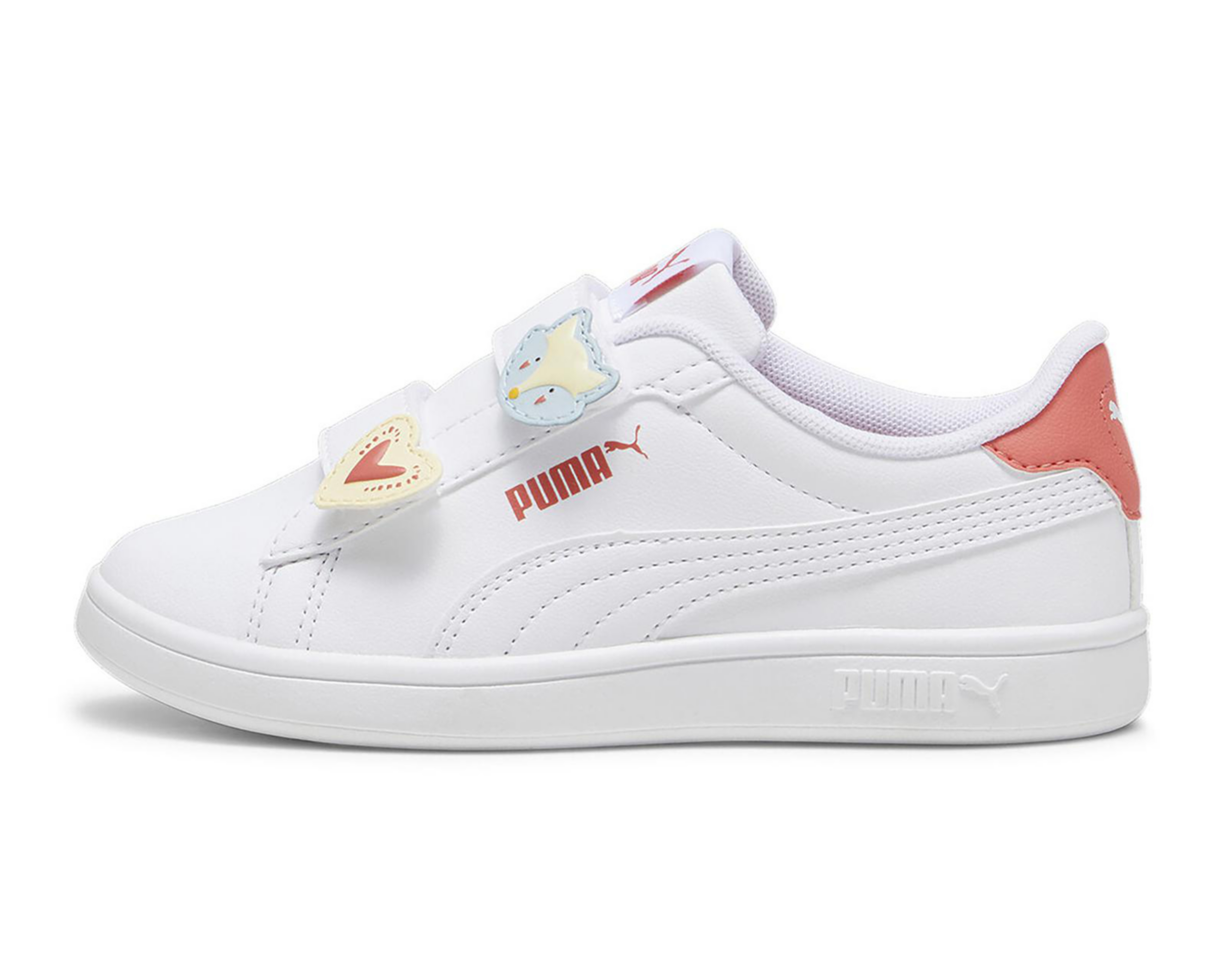 Foto 3 | Tenis Puma Smash 3.0 Badge para Niña
