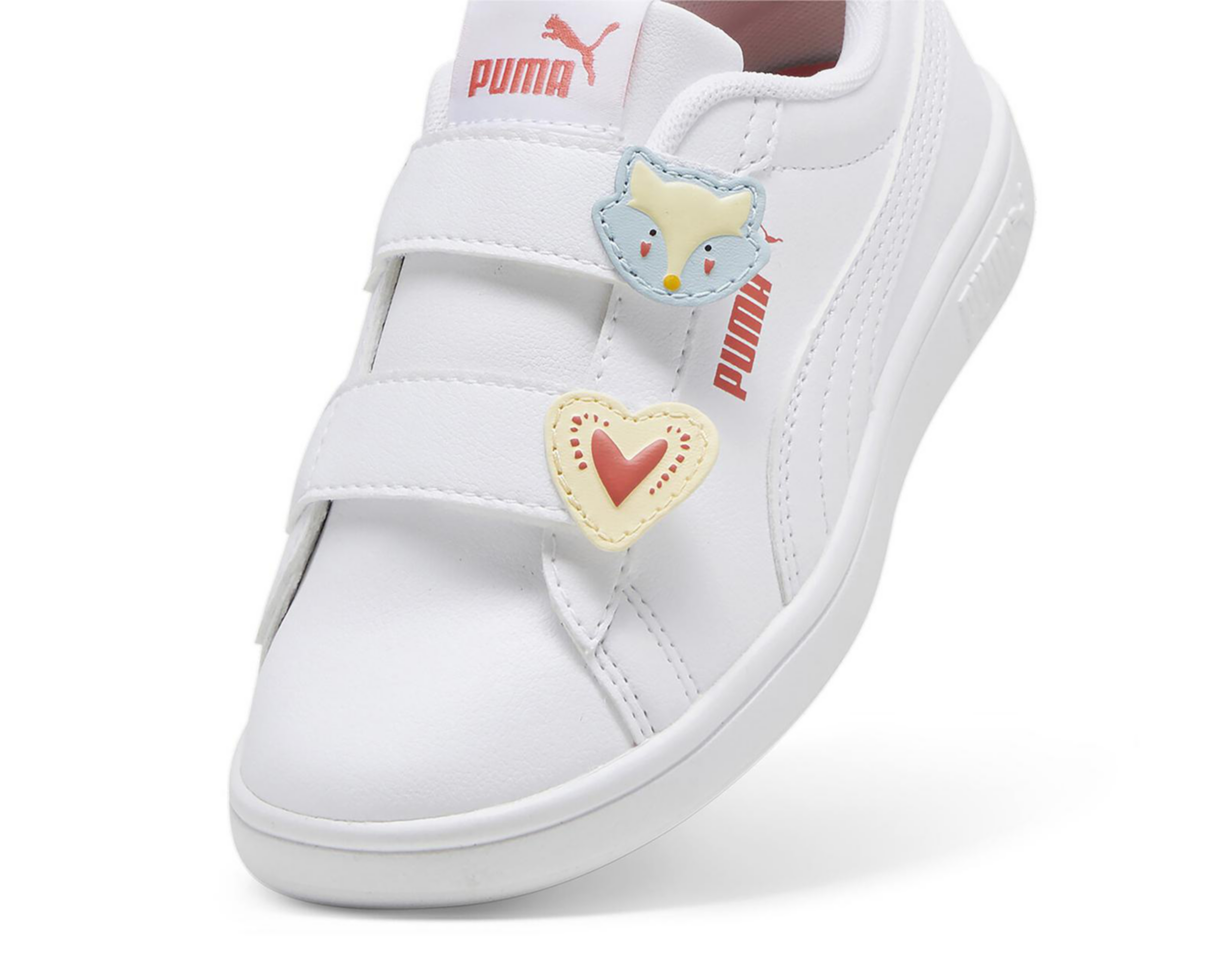 Foto 6 pulgar | Tenis Puma Smash 3.0 Badge para Niña