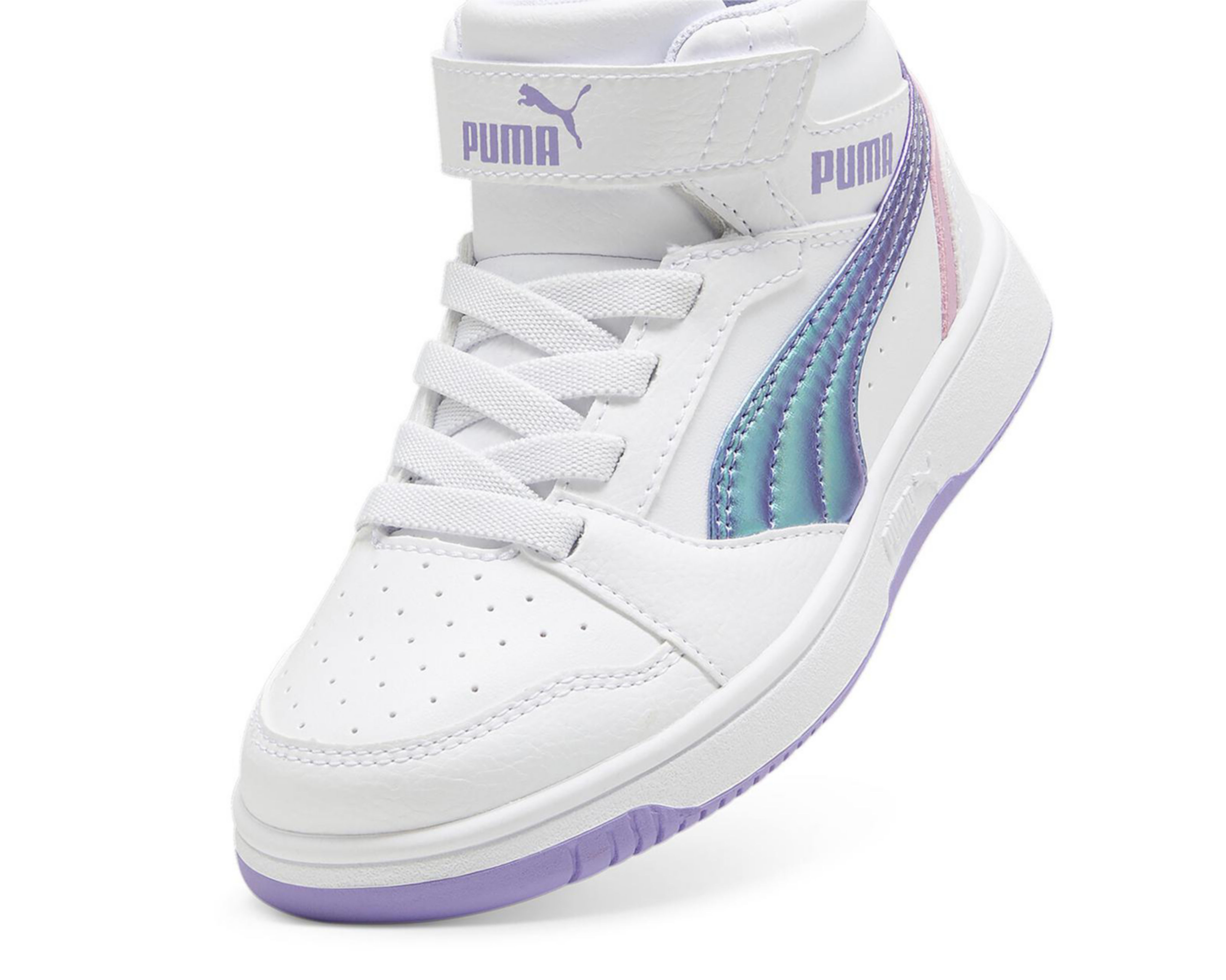 Foto 5 | Tenis Puma Rebound V6 Mid para Niña