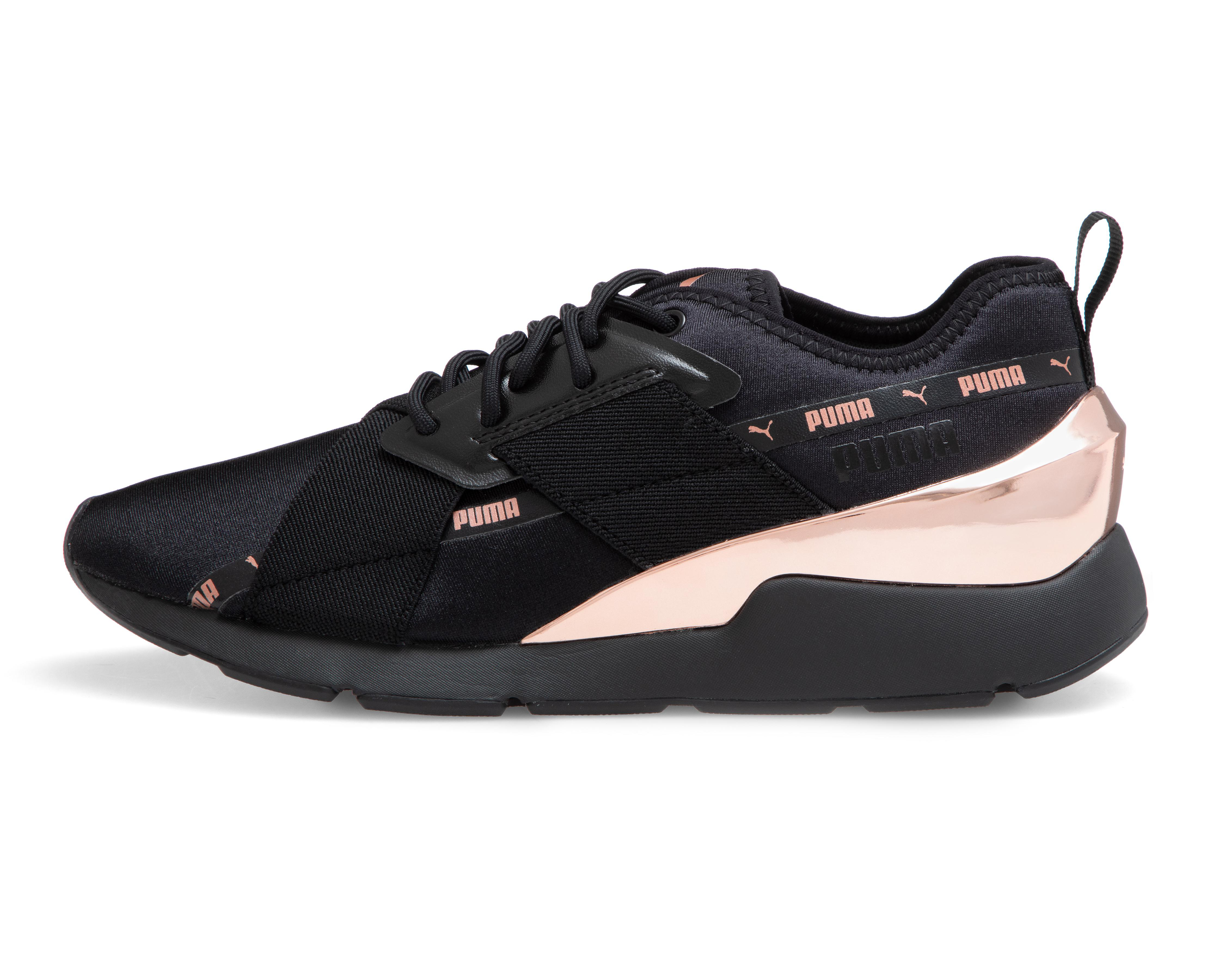 Foto 5 pulgar | Tenis Puma Muse X-2 Metallic Imeva para Mujer