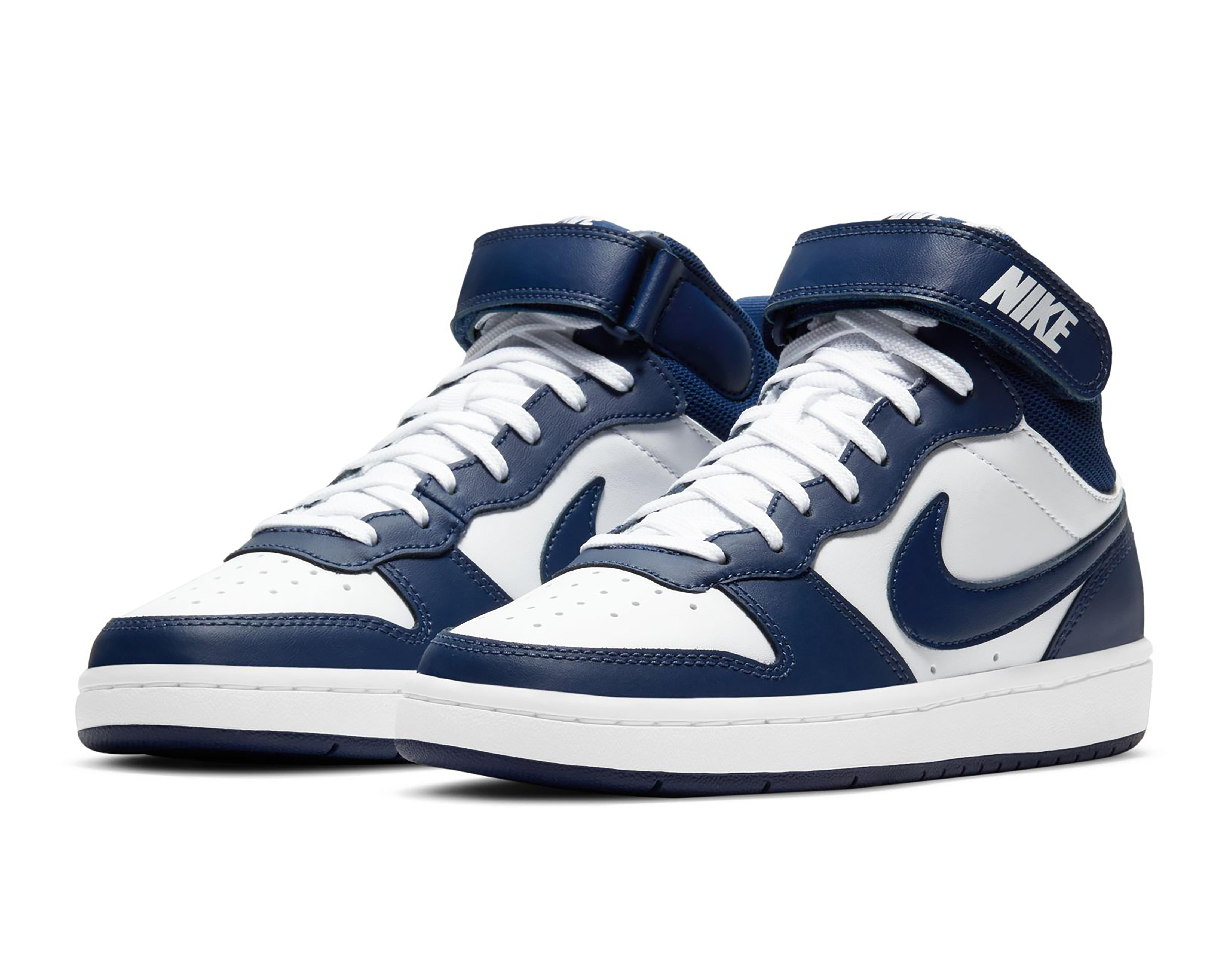 Foto 2 pulgar | Tenis Nike Court Borough Mid 2 Juveniles