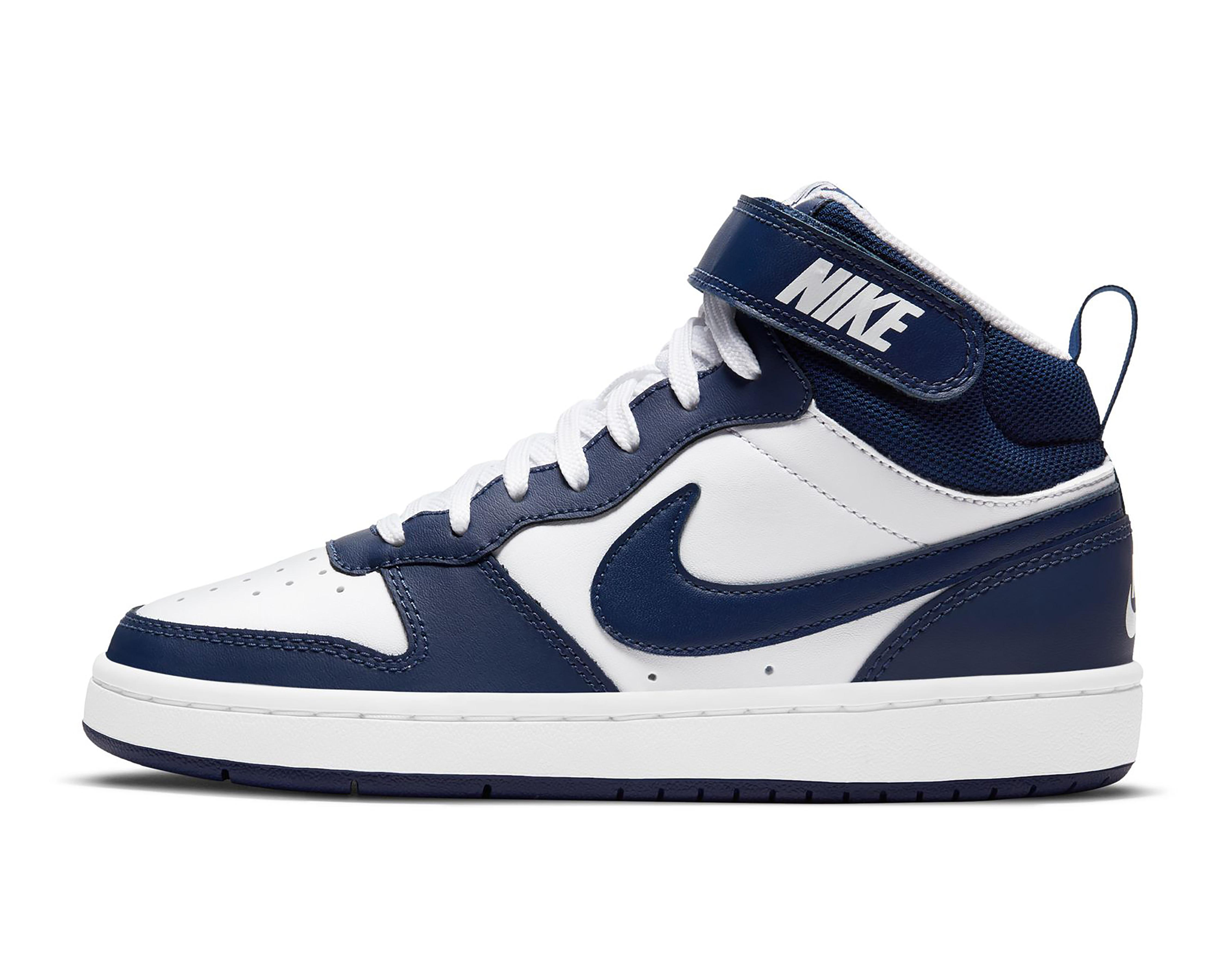 Foto 6 pulgar | Tenis Nike Court Borough Mid 2 Juveniles
