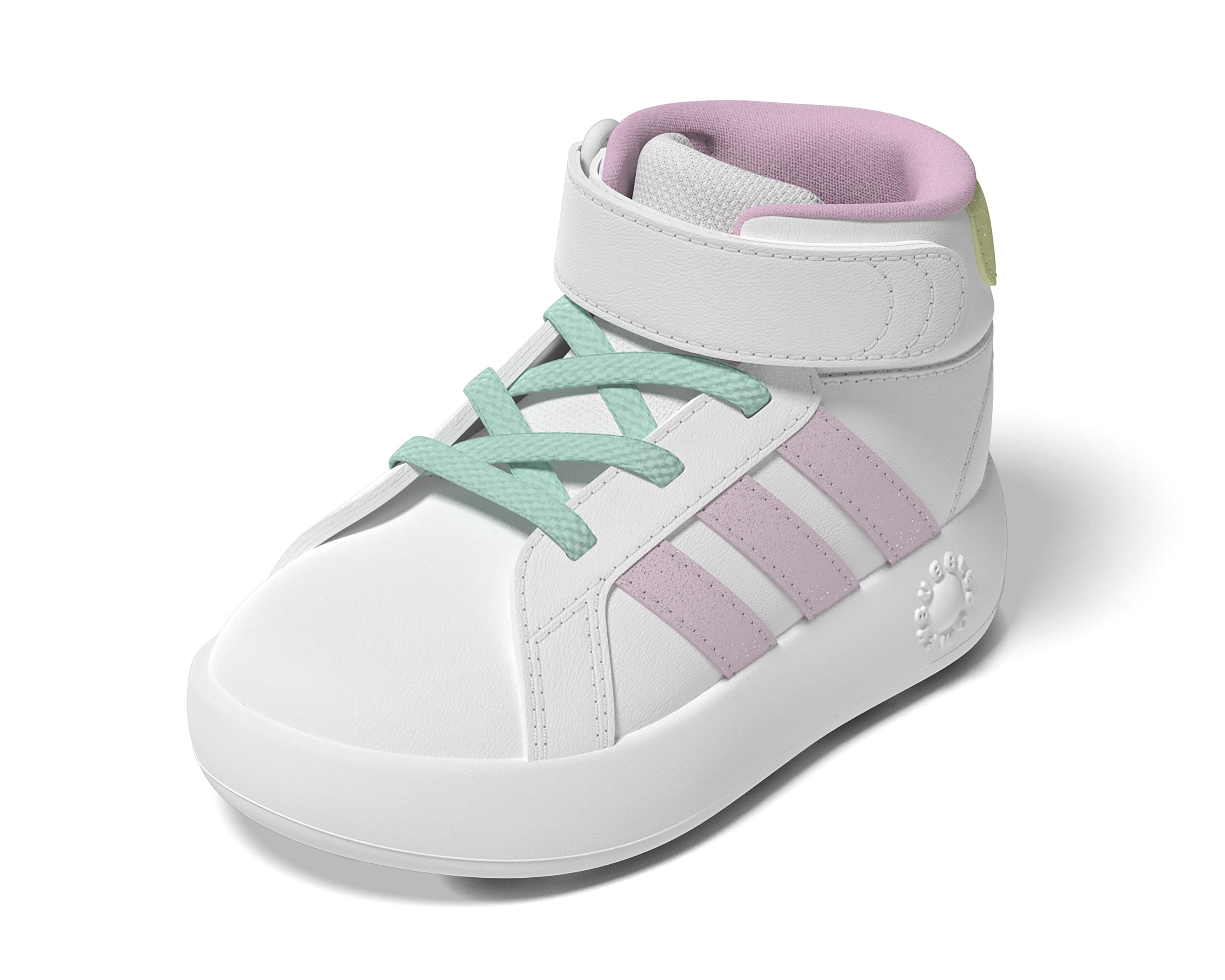 Tenis Adidas Grand Court Mid I para Bebé Niña