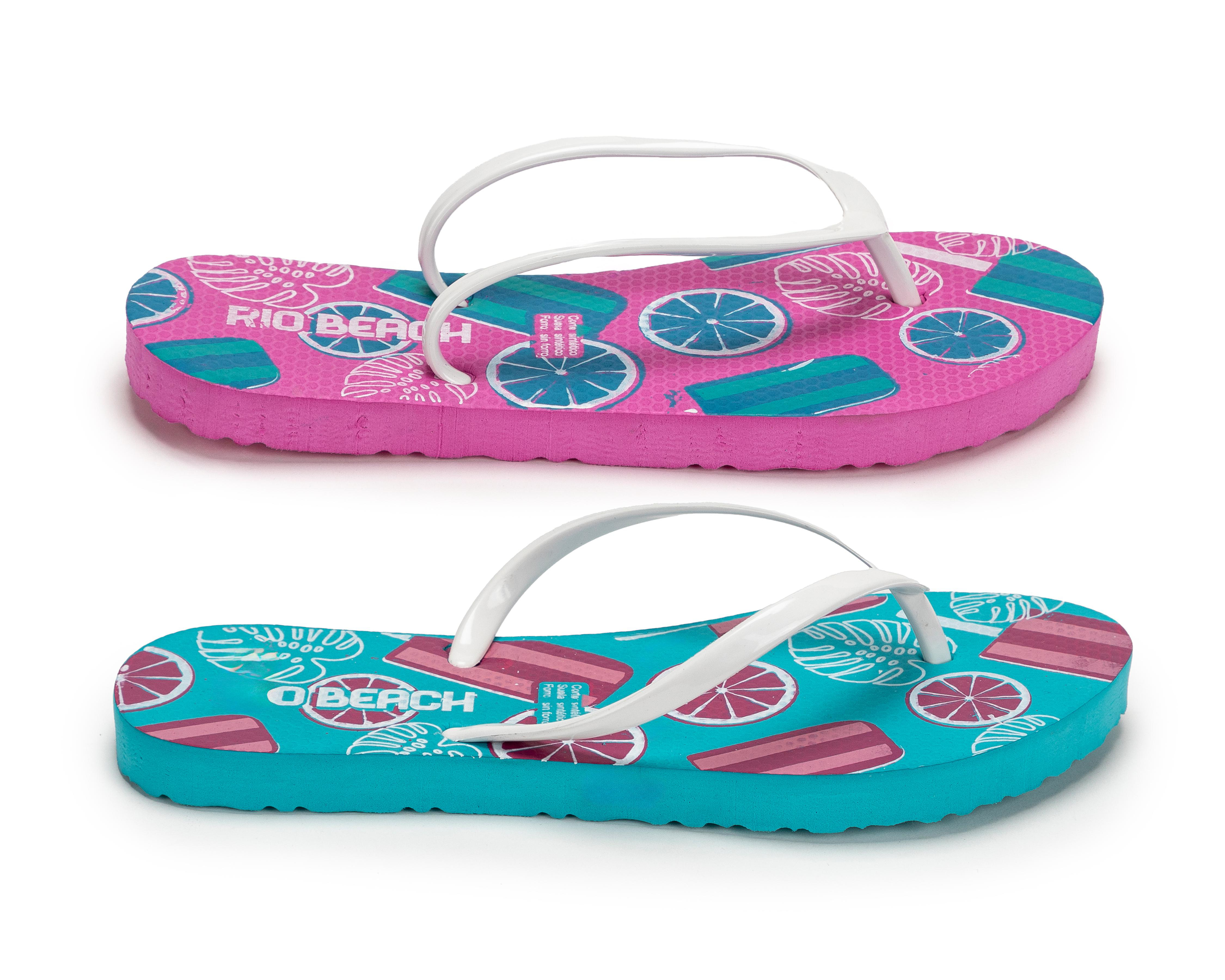 Foto 5 pulgar | Sandalias de Playa Rio Beach para Mujer Duo Pack