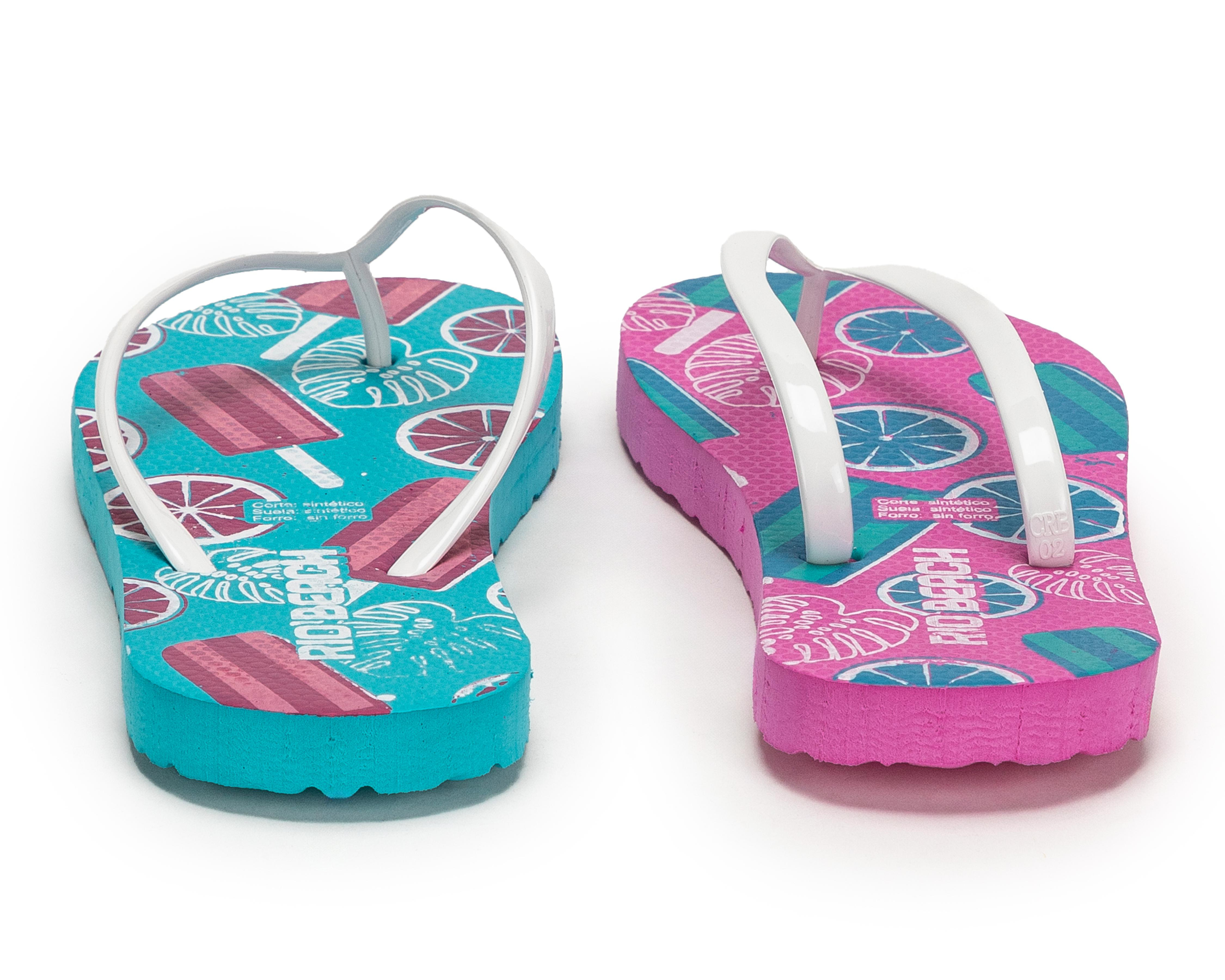 Foto 7 pulgar | Sandalias de Playa Rio Beach para Mujer Duo Pack