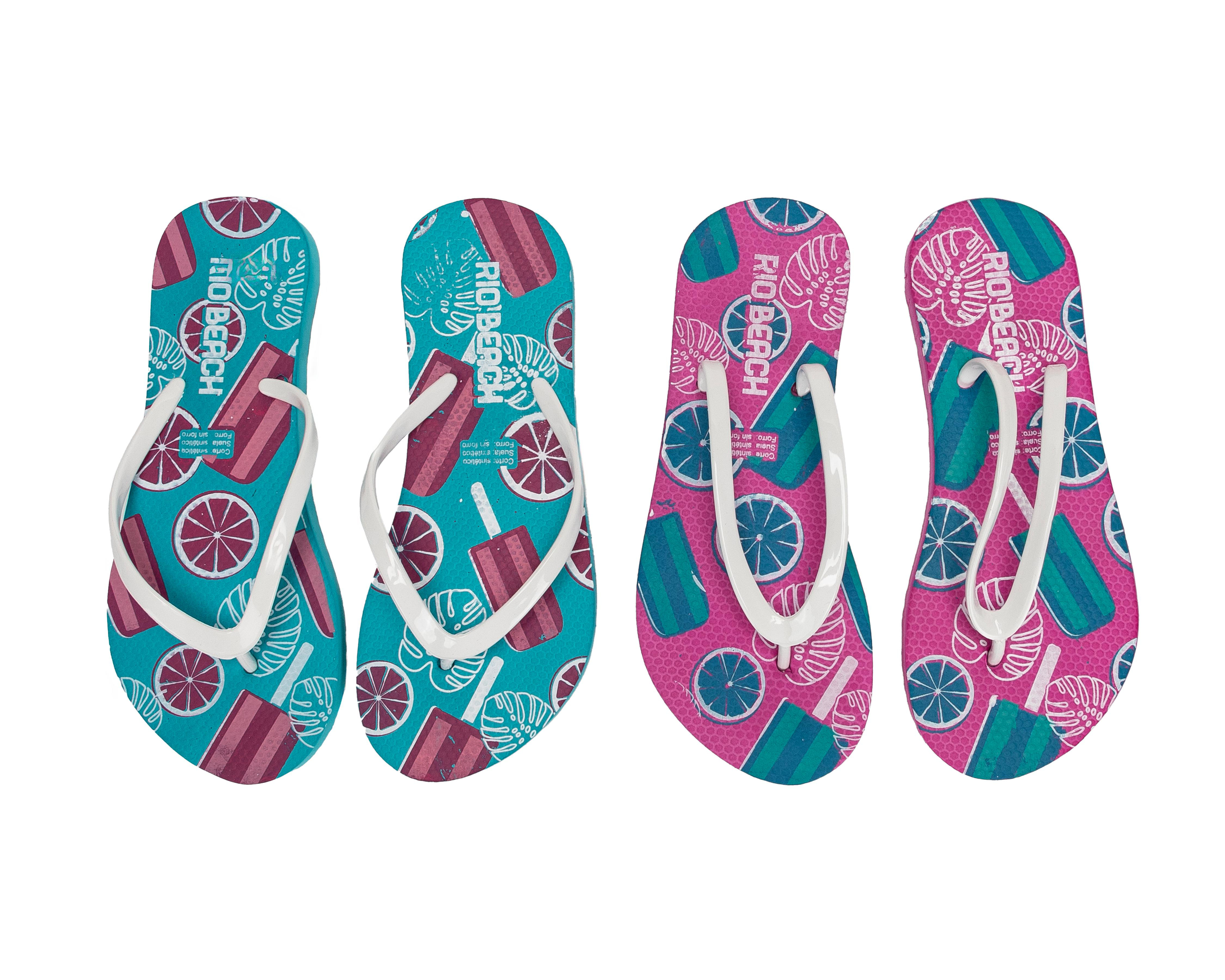 Foto 8 pulgar | Sandalias de Playa Rio Beach para Mujer Duo Pack