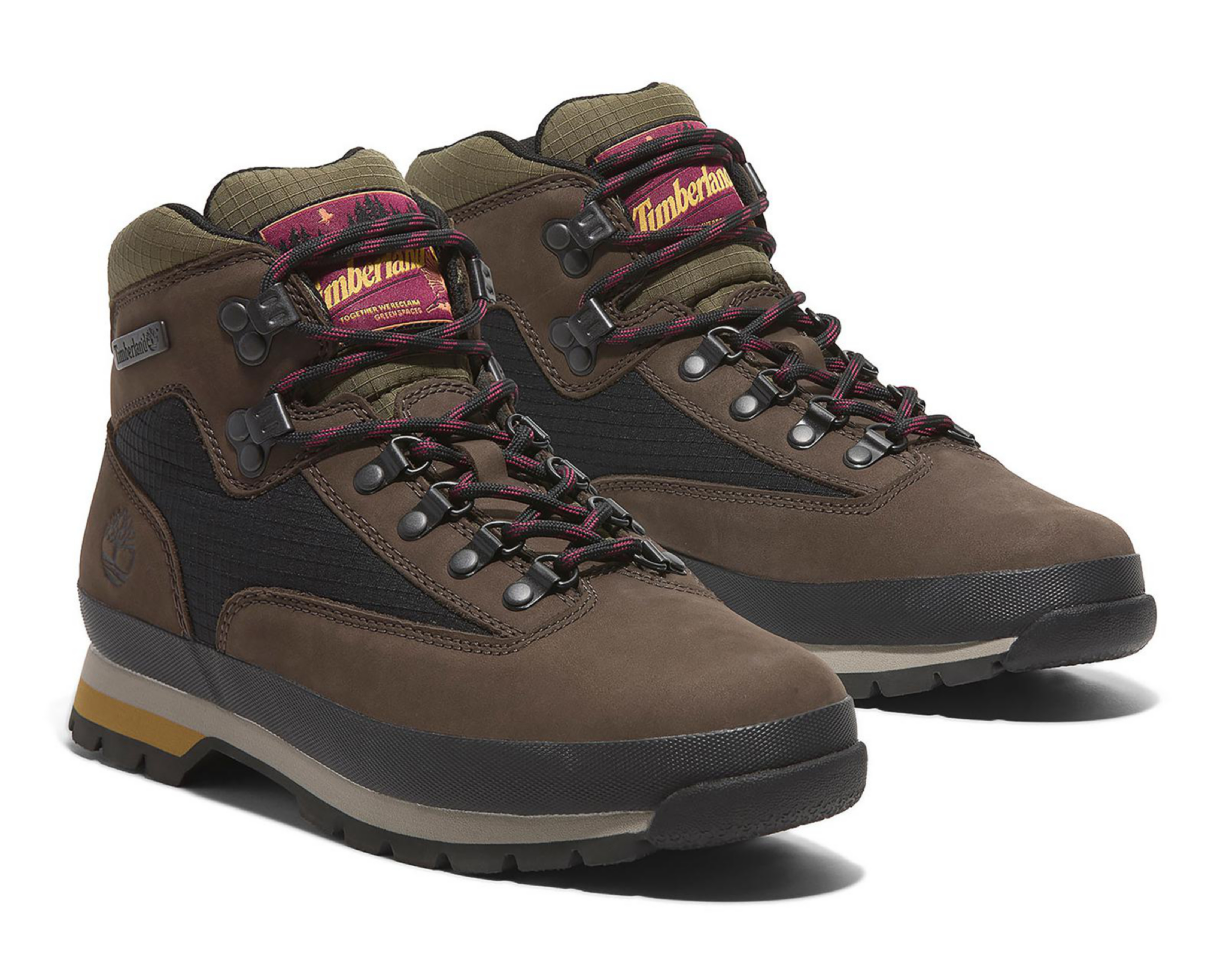 Foto 2 pulgar | Botas Casuales Timberland Euro Hiker de Piel para Hombre