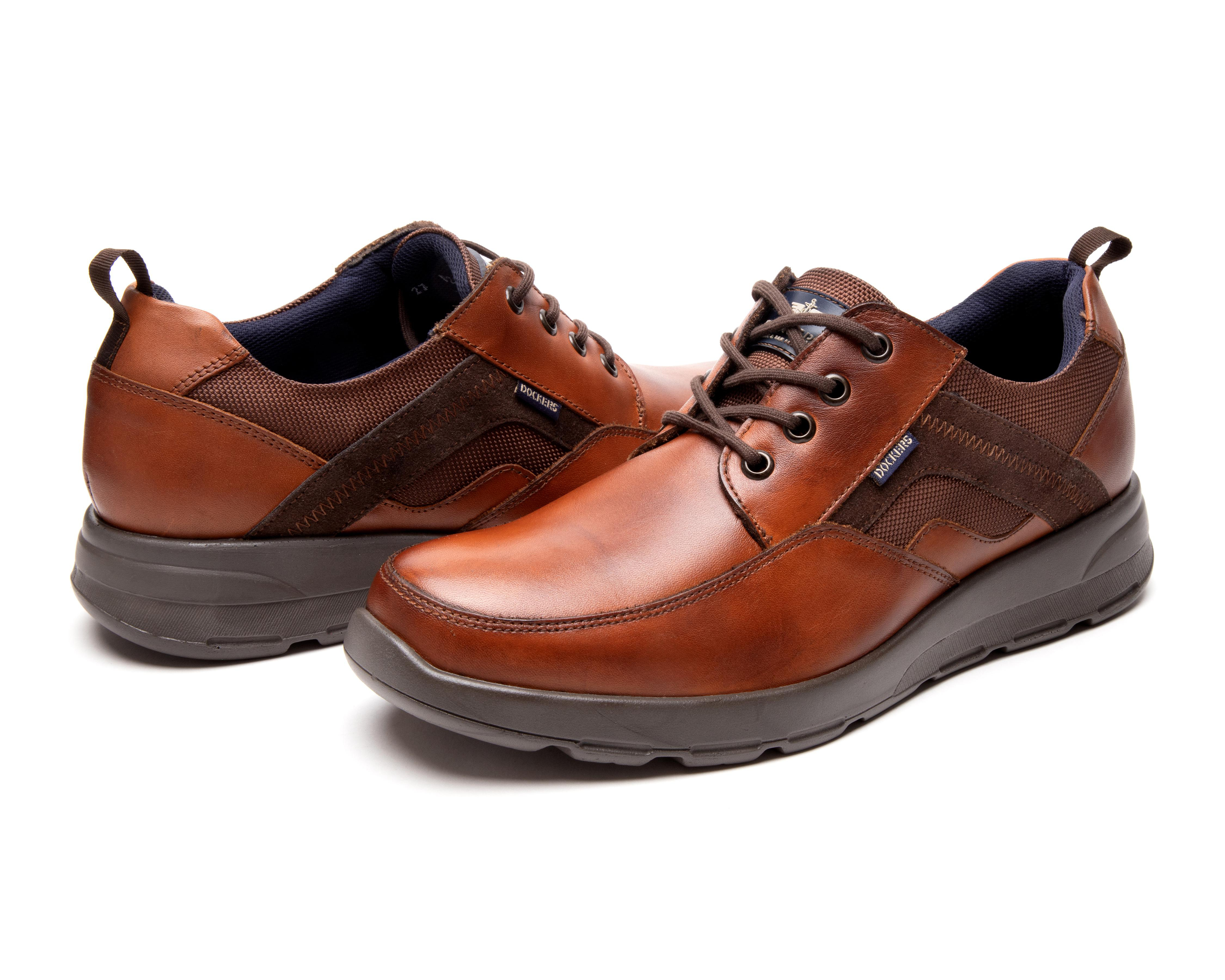 Foto 2 pulgar | Zapatos Confort Dockers de Piel para Hombre